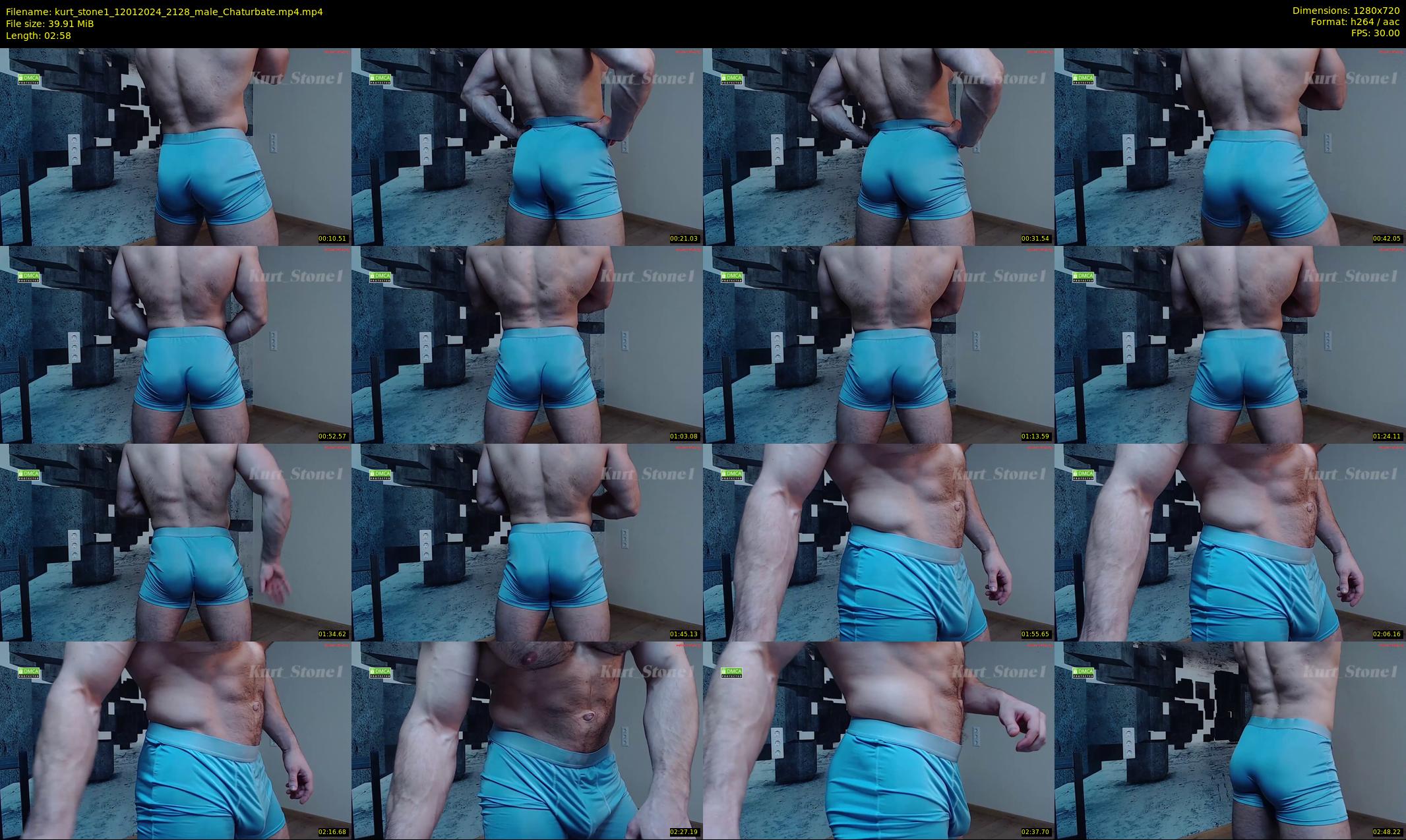 kurt_stone1 — 3 minute Chaturbate male cam show recording, 720p, Jan 12, 2024
