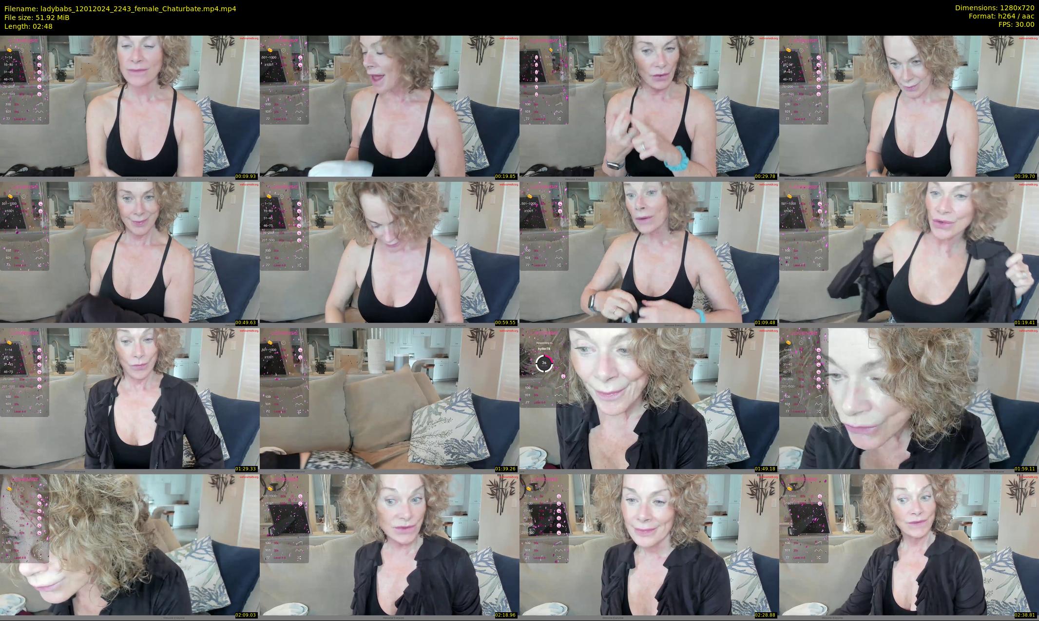 ladybabs — 3 minute Chaturbate female cam show recording, 720p, Jan 12, 2024