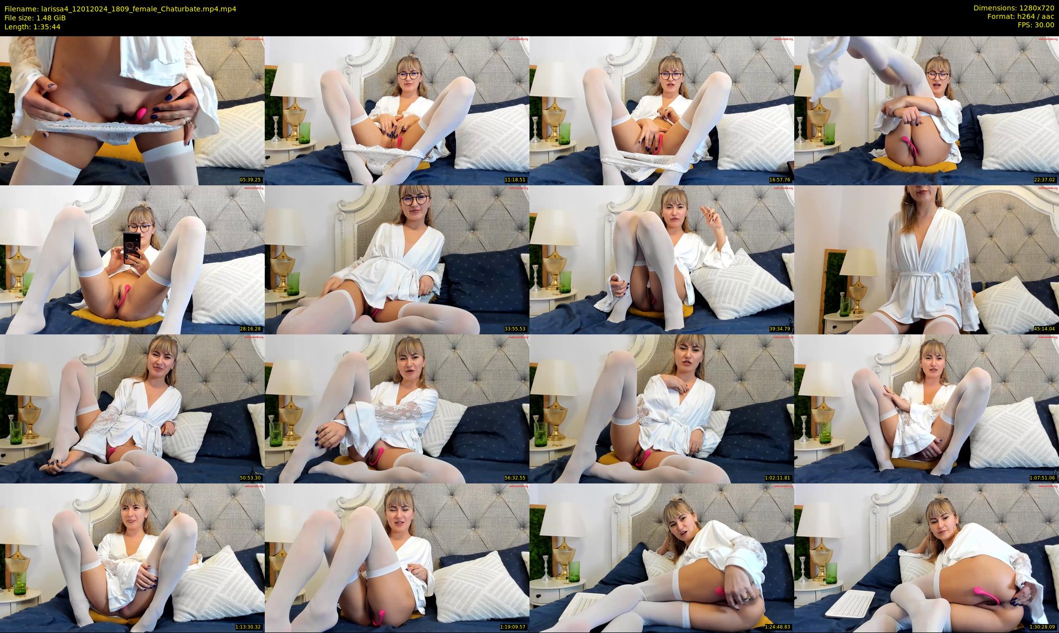 larissa4 — 96 minute Chaturbate female cam show recording, 720p, Jan 12, 2024