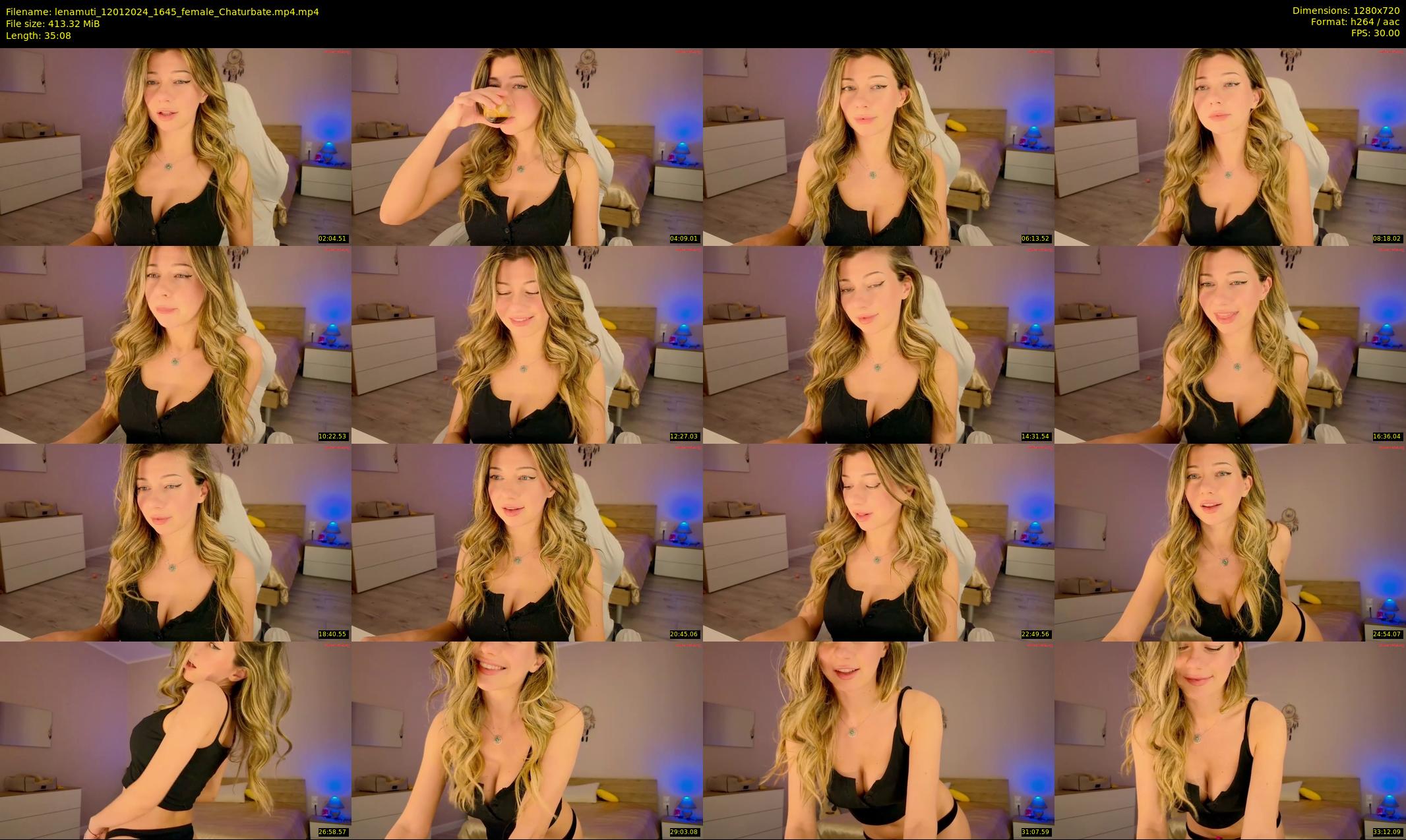 lenamuti — 36 minute Chaturbate female cam show recording, 720p, Jan 12, 2024