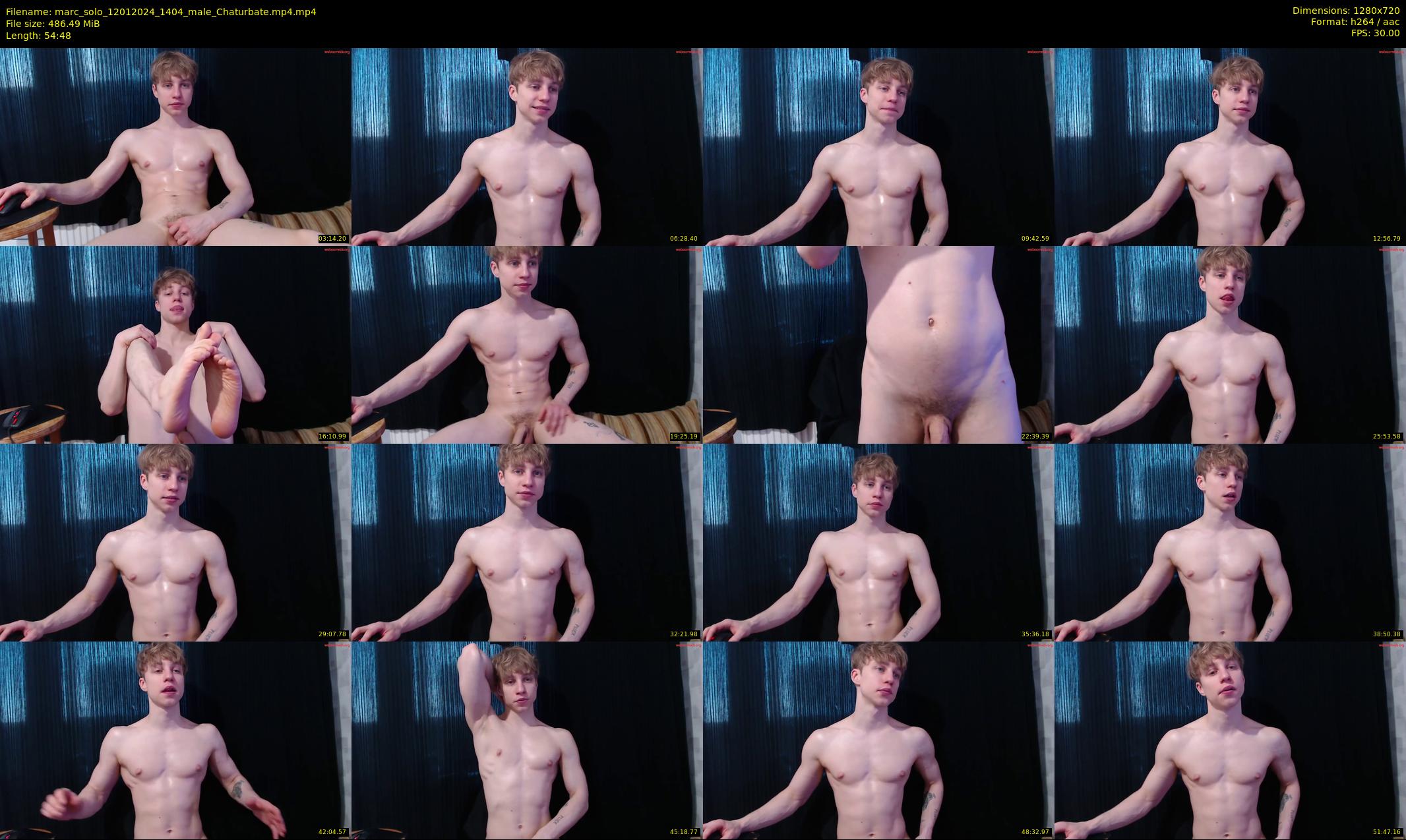 marc_solo — 55 minute Chaturbate male cam show recording, 720p, Jan 12, 2024