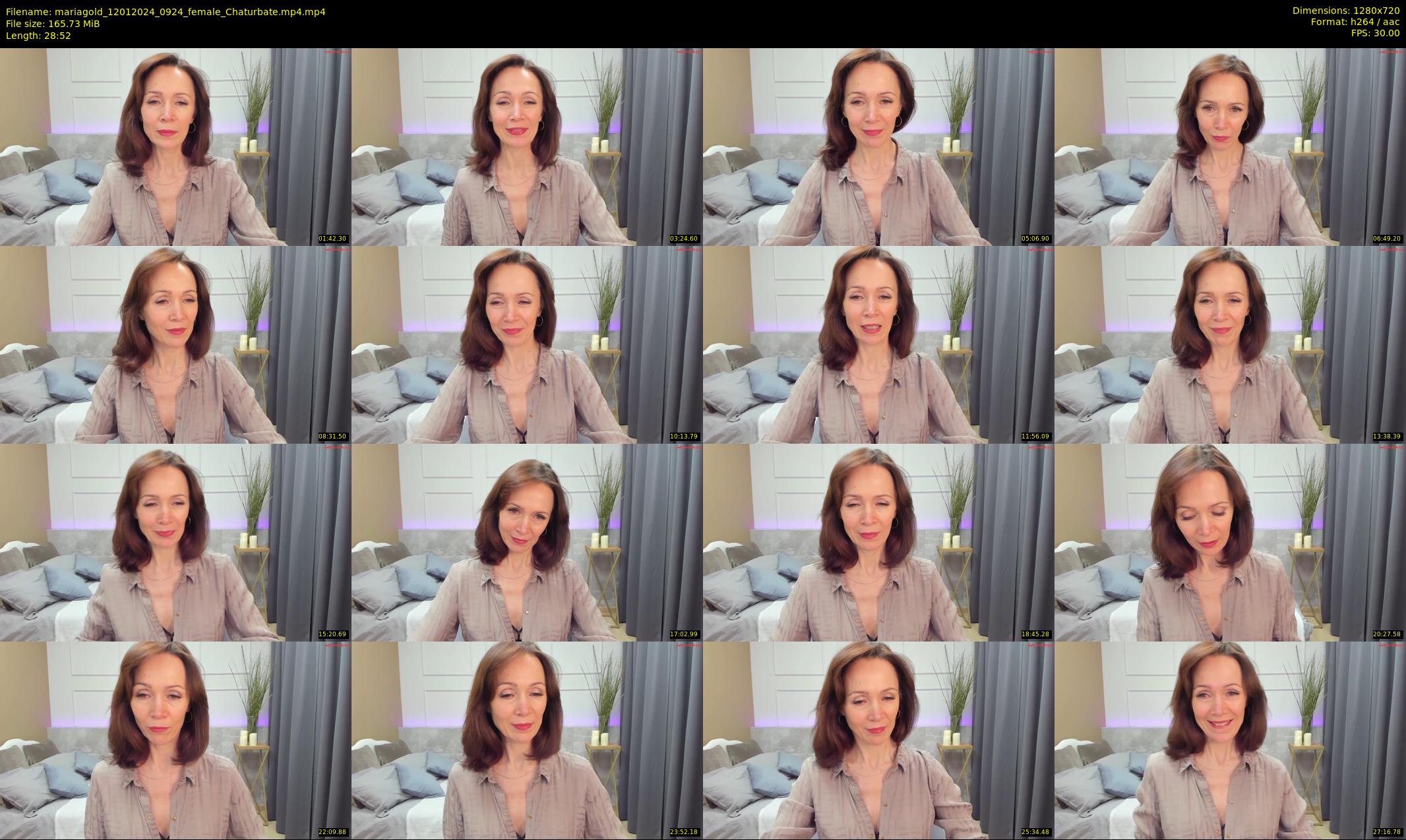 mariagold — 29 minute Chaturbate female cam show recording, 720p, Jan 12, 2024