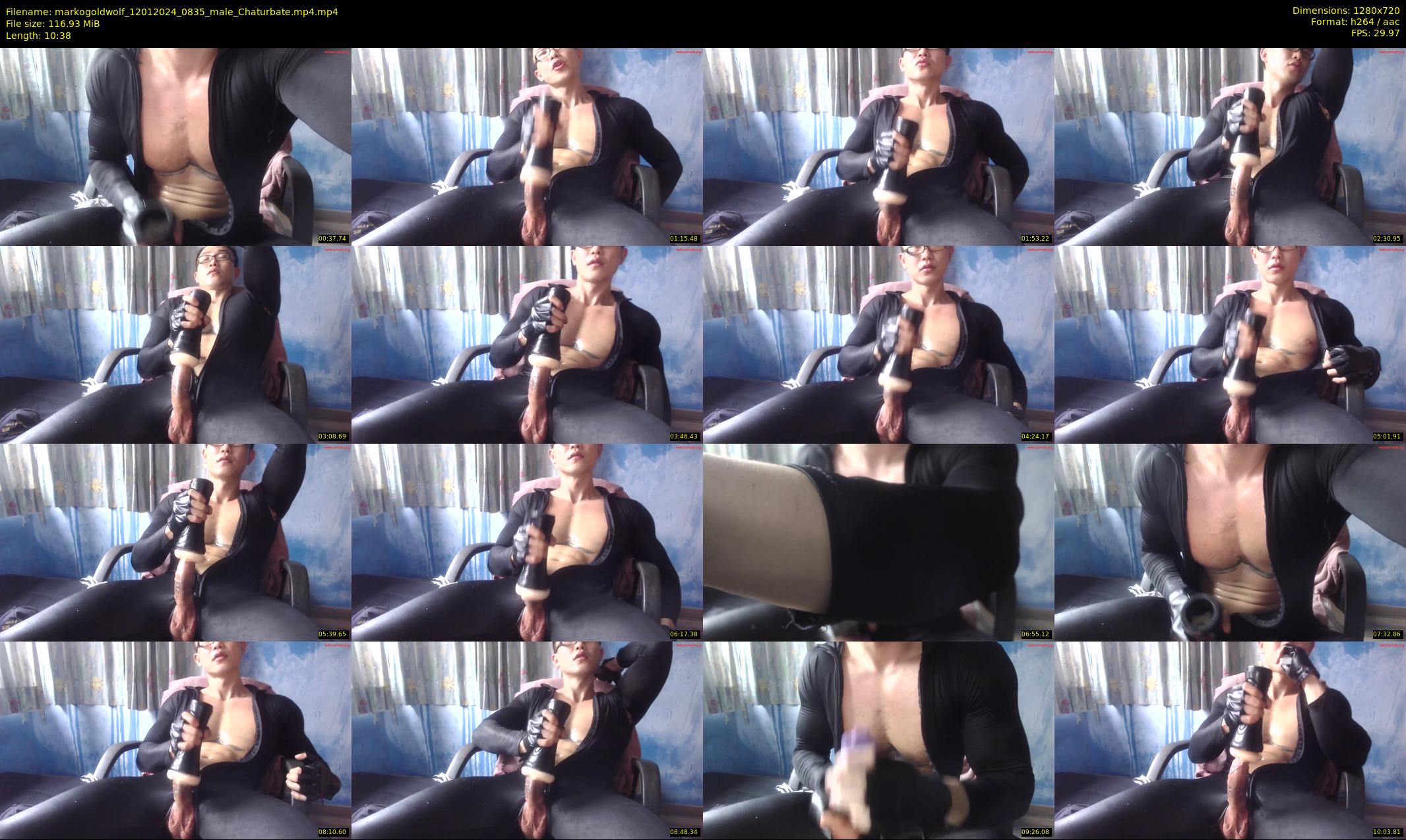 markogoldwolf — 11 minute Chaturbate male cam show recording, 720p, Jan 12, 2024