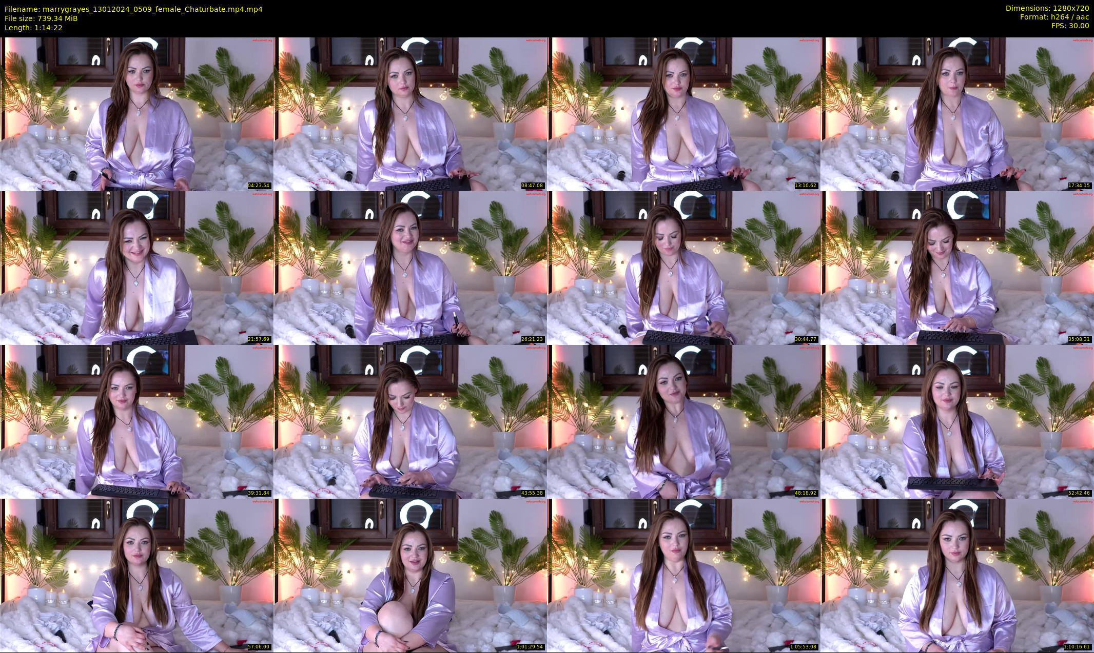marrygrayes — 75 minute Chaturbate female cam show recording, 720p, Jan 13, 2024