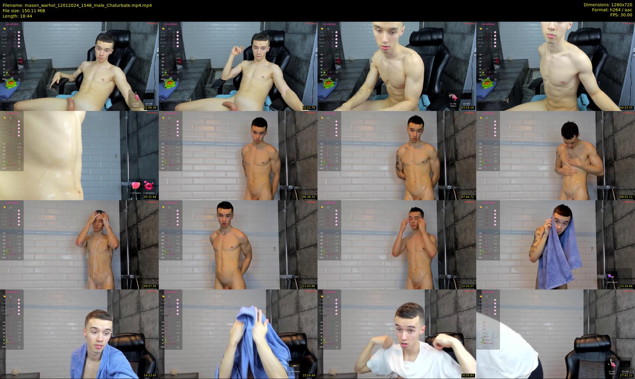 mason_warhol — 19 minute Chaturbate male cam show recording, 720p, Jan 12, 2024