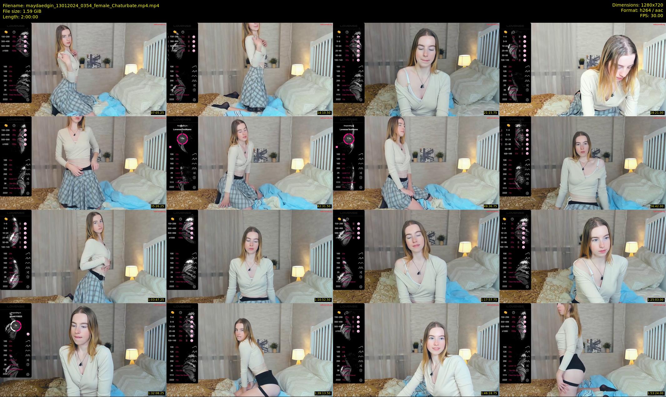 maydaedgin — 120 minute Chaturbate female cam show recording, 720p, Jan 13, 2024