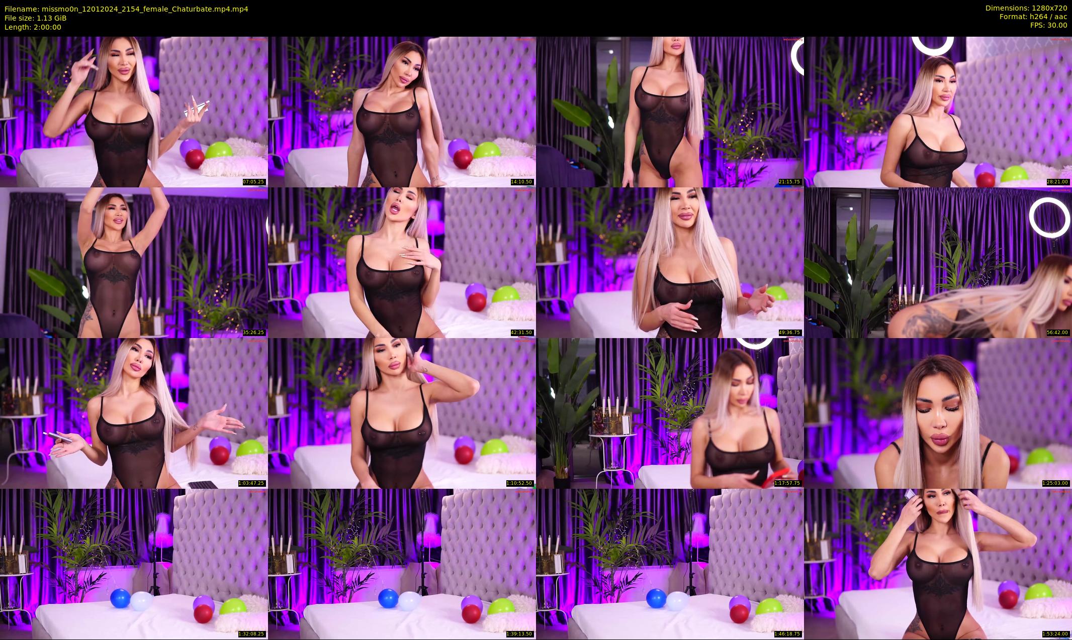 missmo0n — 120 minute Chaturbate female cam show recording, 720p, Jan 12, 2024