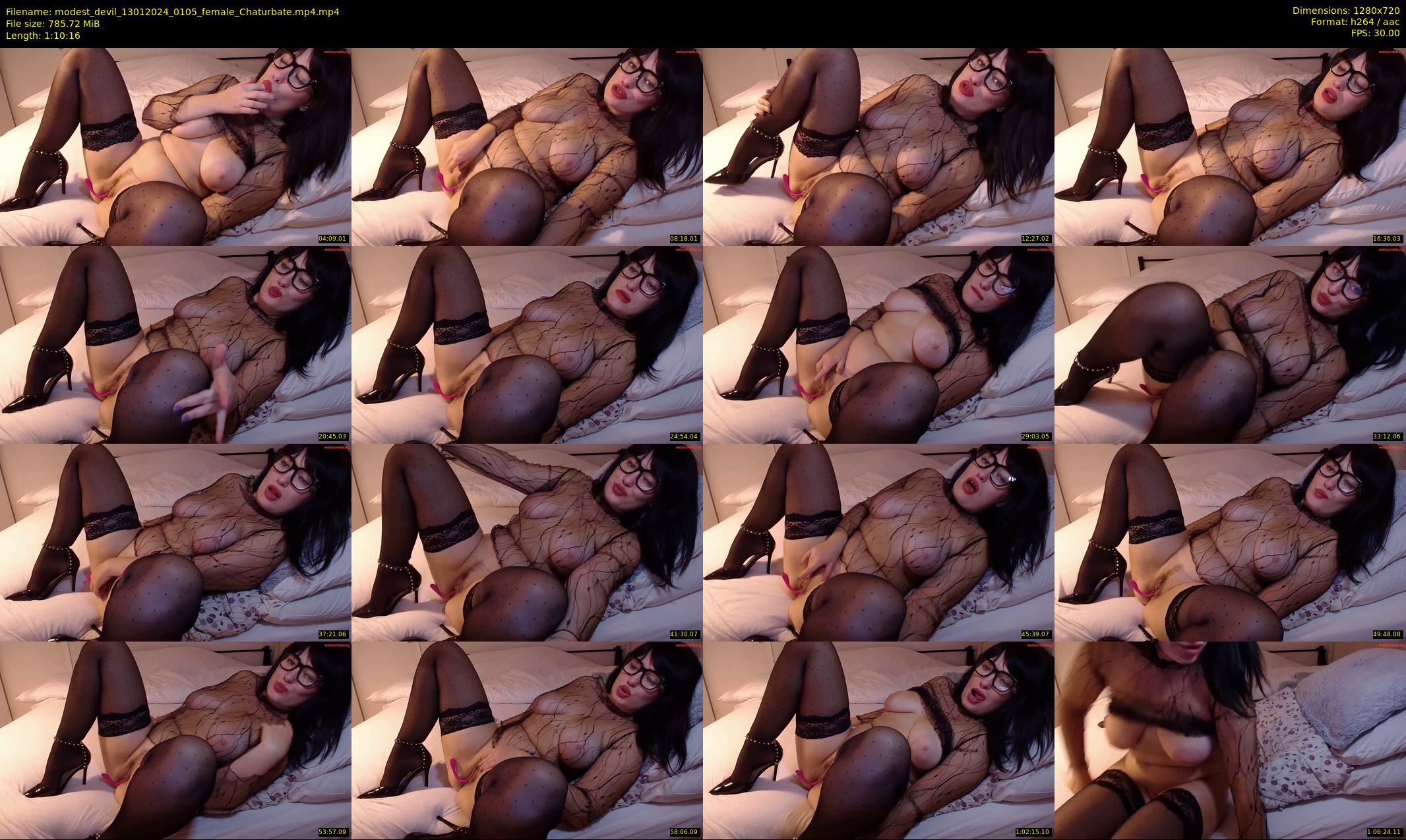 modest_devil — 71 minute Chaturbate female cam show recording, 720p, Jan 13, 2024