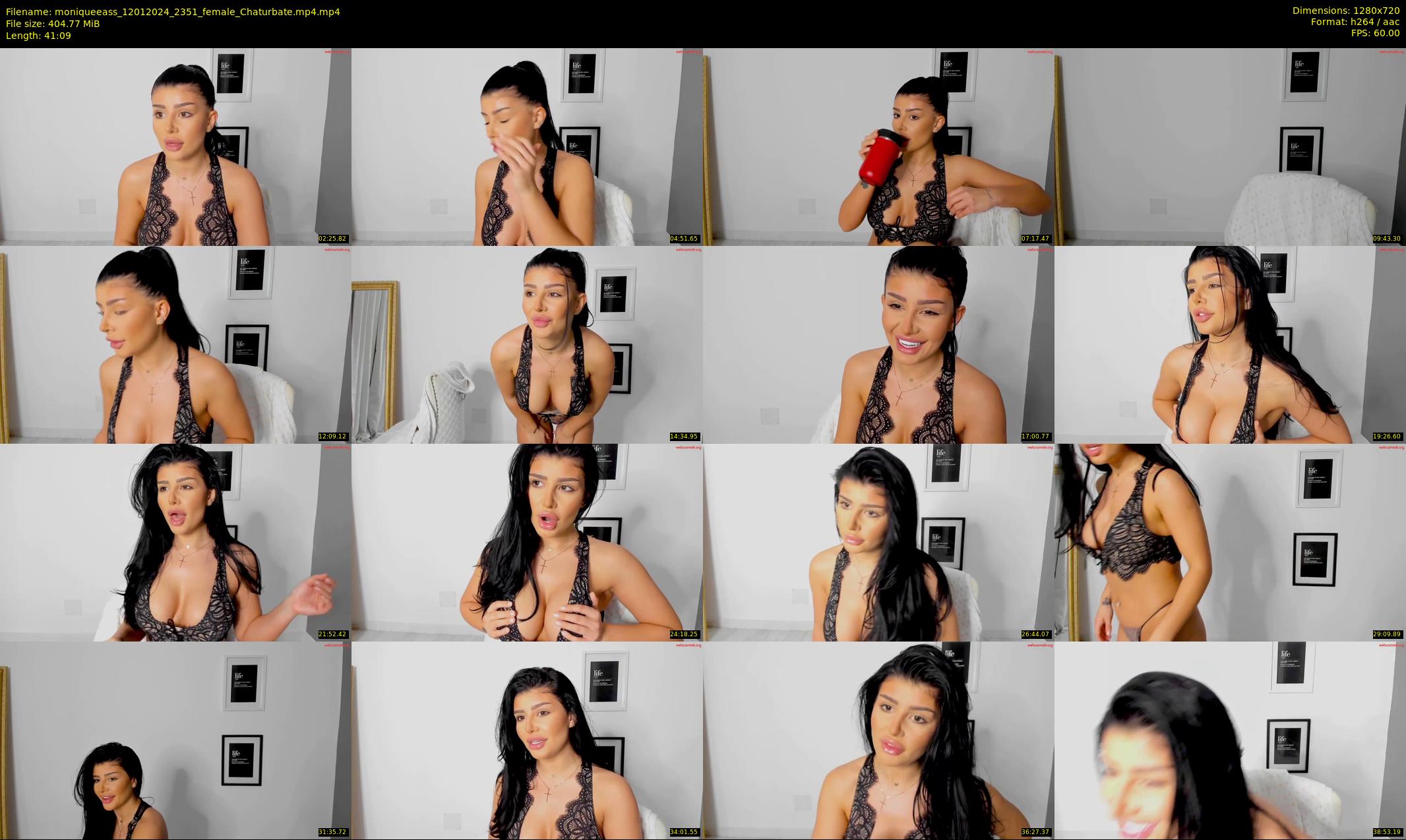 moniqueeass — 42 minute Chaturbate female cam show recording, 720p, Jan 12, 2024
