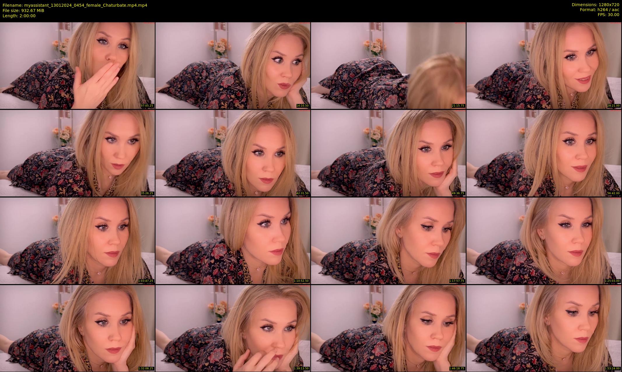 myassistant — 120 minute Chaturbate female cam show recording, 720p, Jan 13, 2024