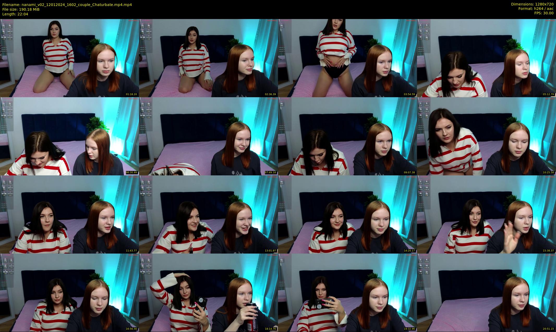 nanami_v02 — 23 minute Chaturbate couple cam show recording, 720p, Jan 12, 2024