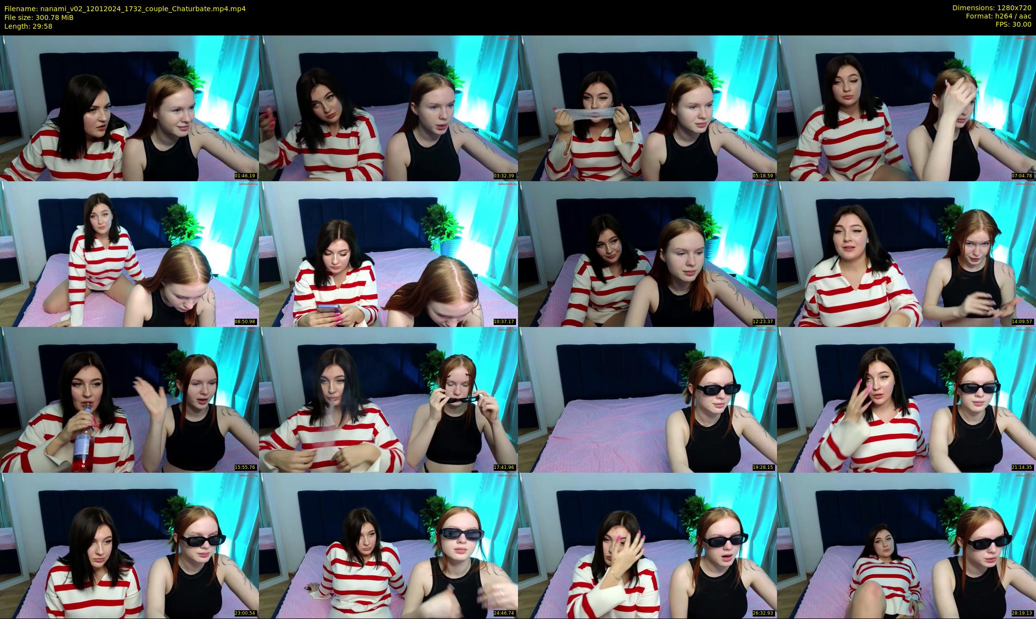 nanami_v02 — 30 minute Chaturbate couple cam show recording, 720p, Jan 12, 2024