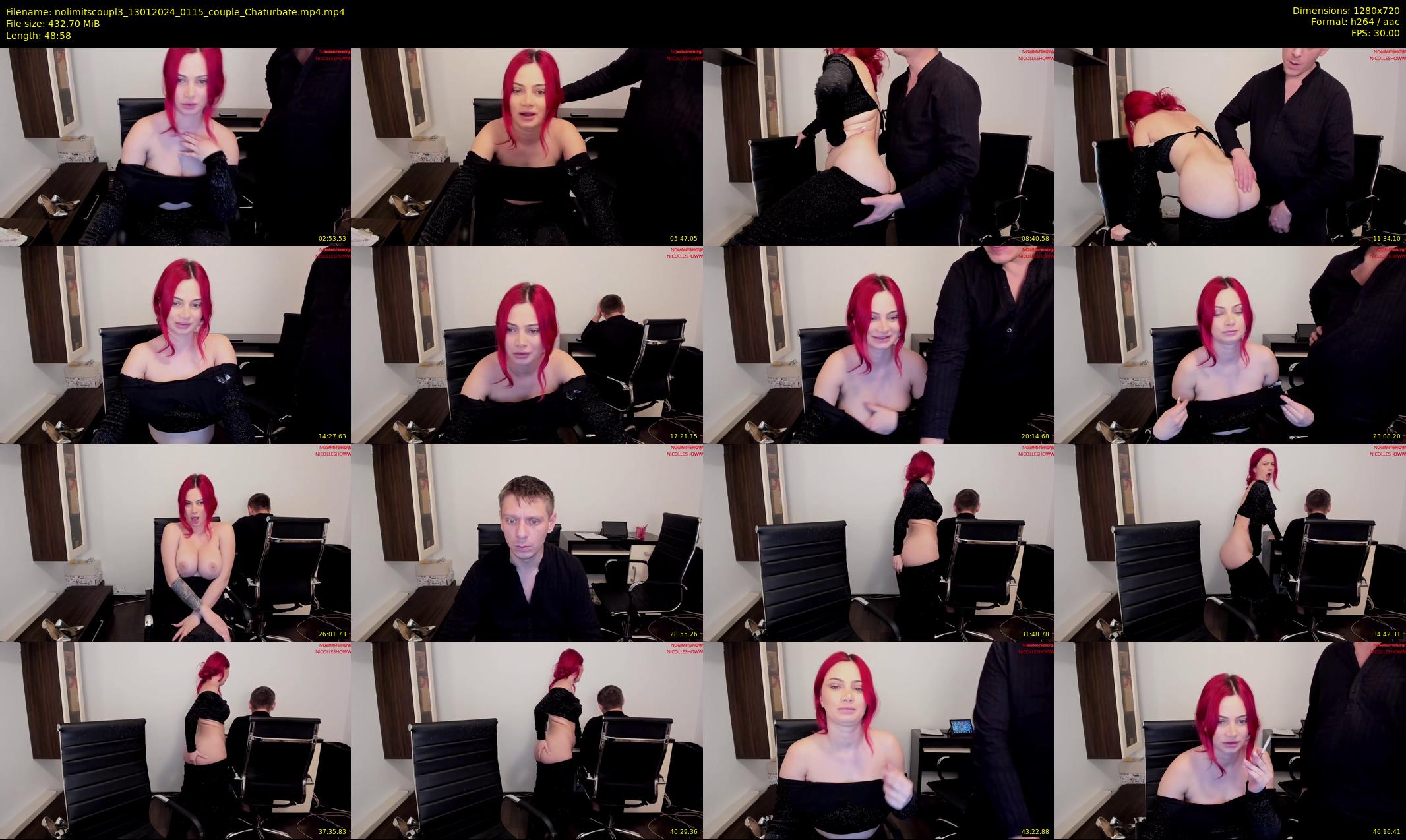 nolimitscoupl3 — 49 minute Chaturbate couple cam show recording, 720p, Jan 13, 2024