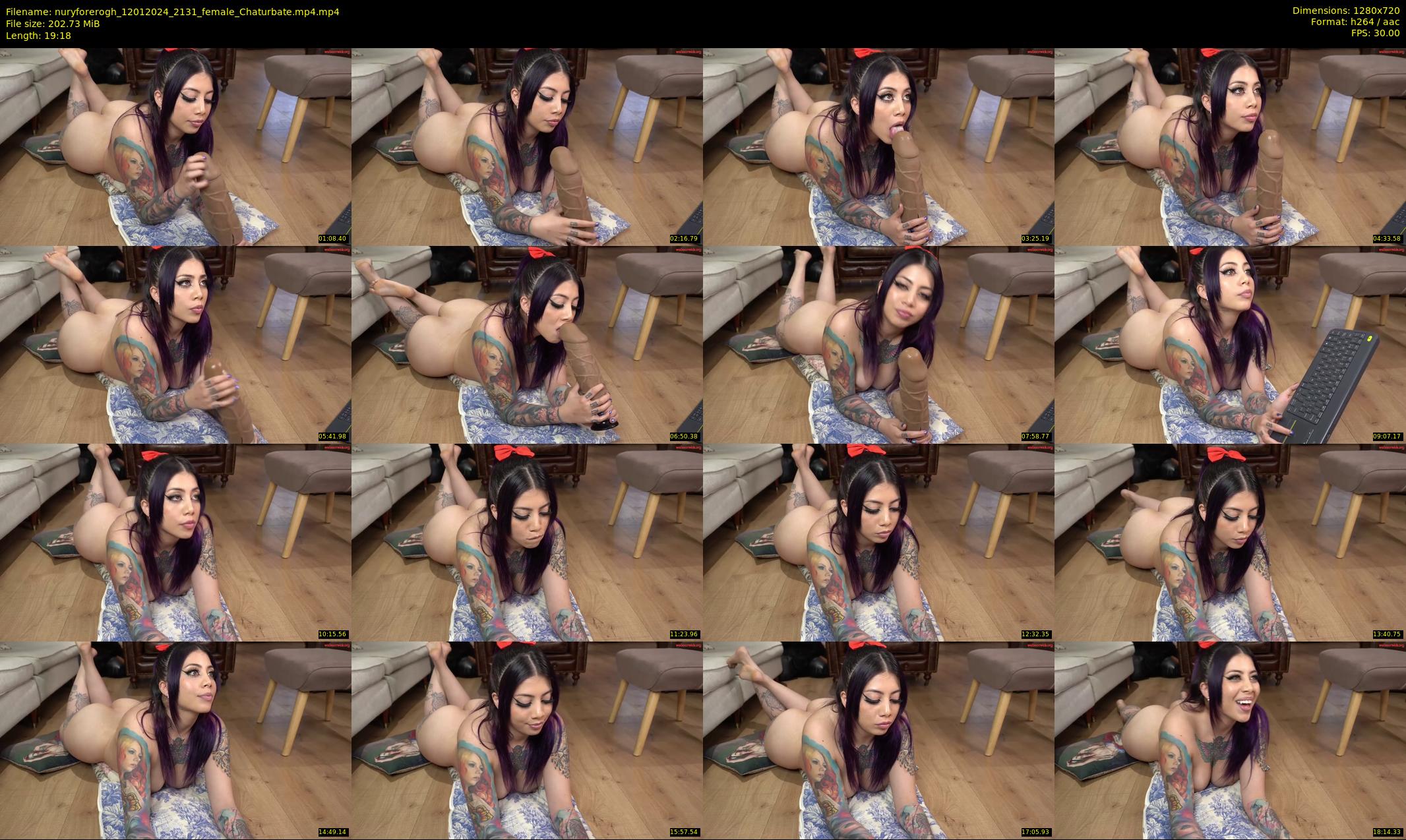 nuryforerogh — 20 minute Chaturbate female cam show recording, 720p, Jan 12, 2024