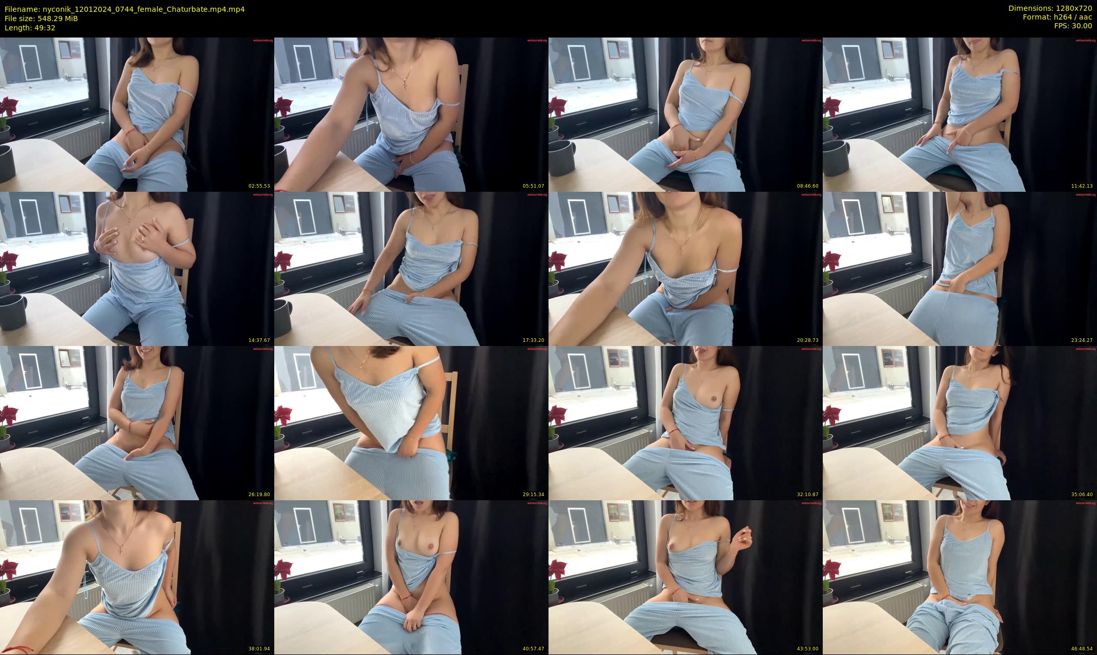 nyconik — 50 minute Chaturbate female cam show recording, 720p, Jan 12, 2024
