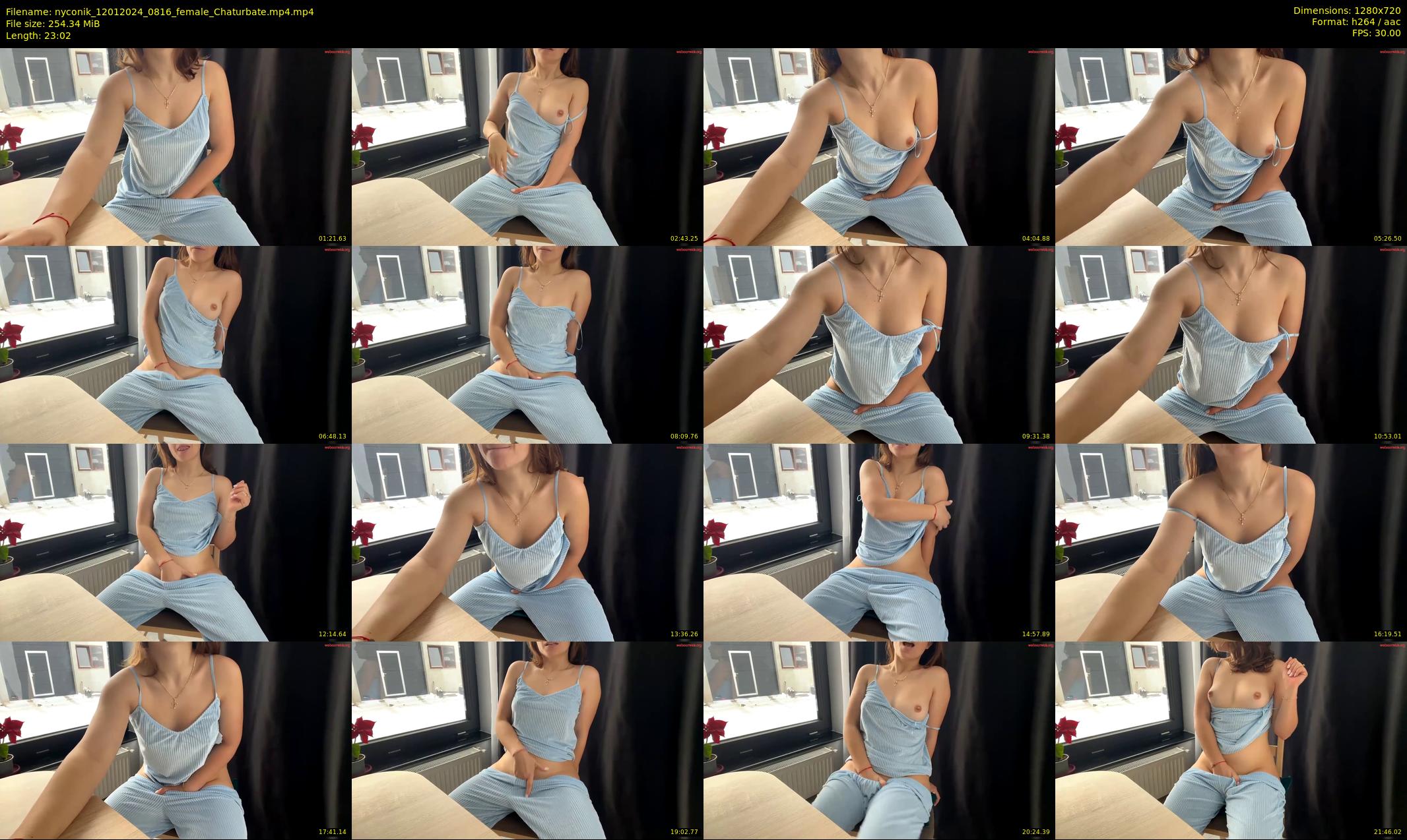 nyconik — 24 minute Chaturbate female cam show recording, 720p, Jan 12, 2024