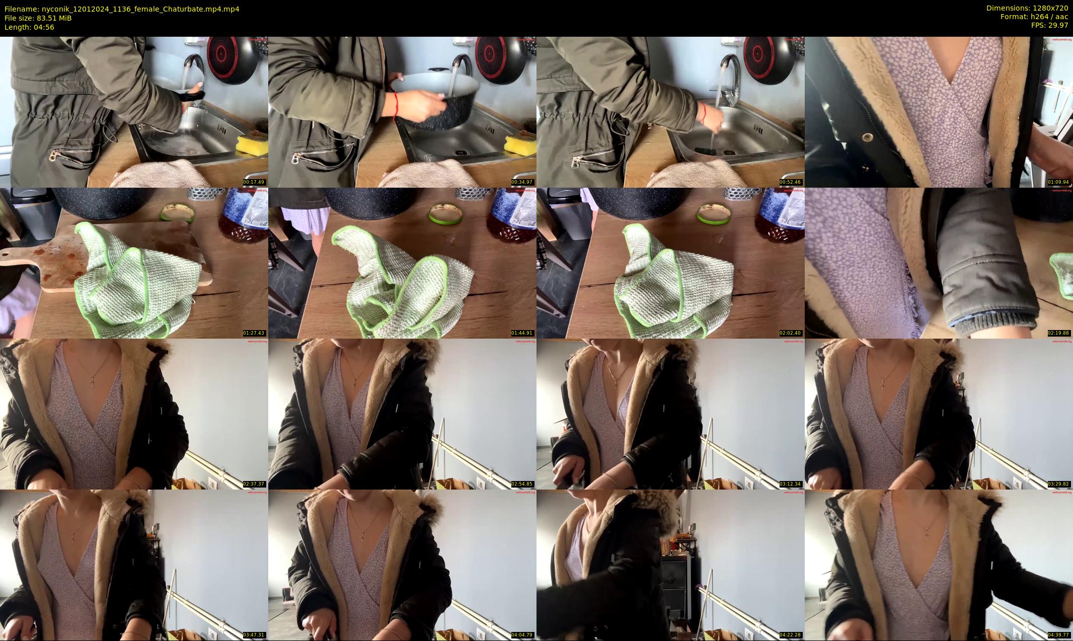 nyconik — 5 minute Chaturbate female cam show recording, 720p, Jan 12, 2024