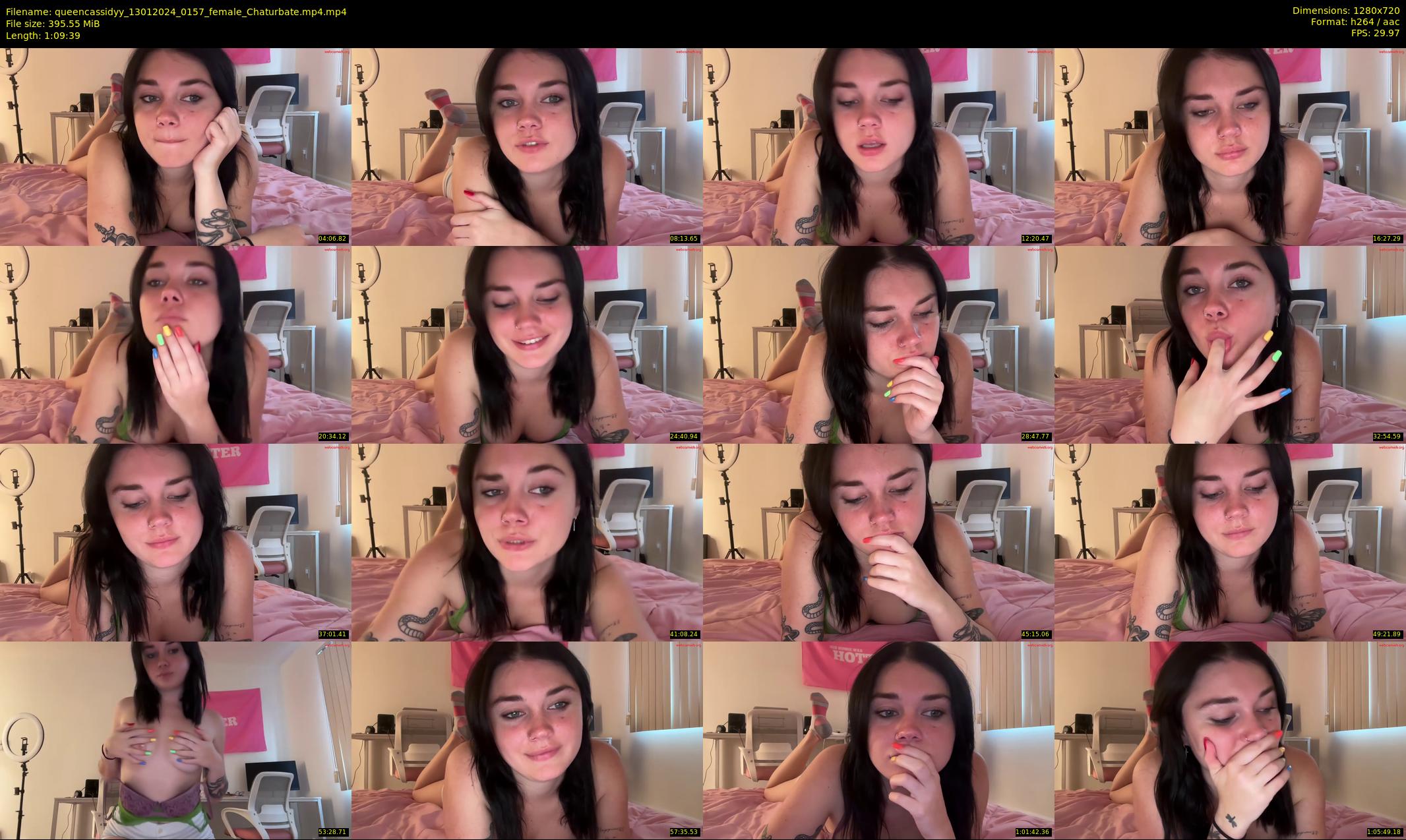 queencassidyy — 70 minute Chaturbate female cam show recording, 720p, Jan 13, 2024