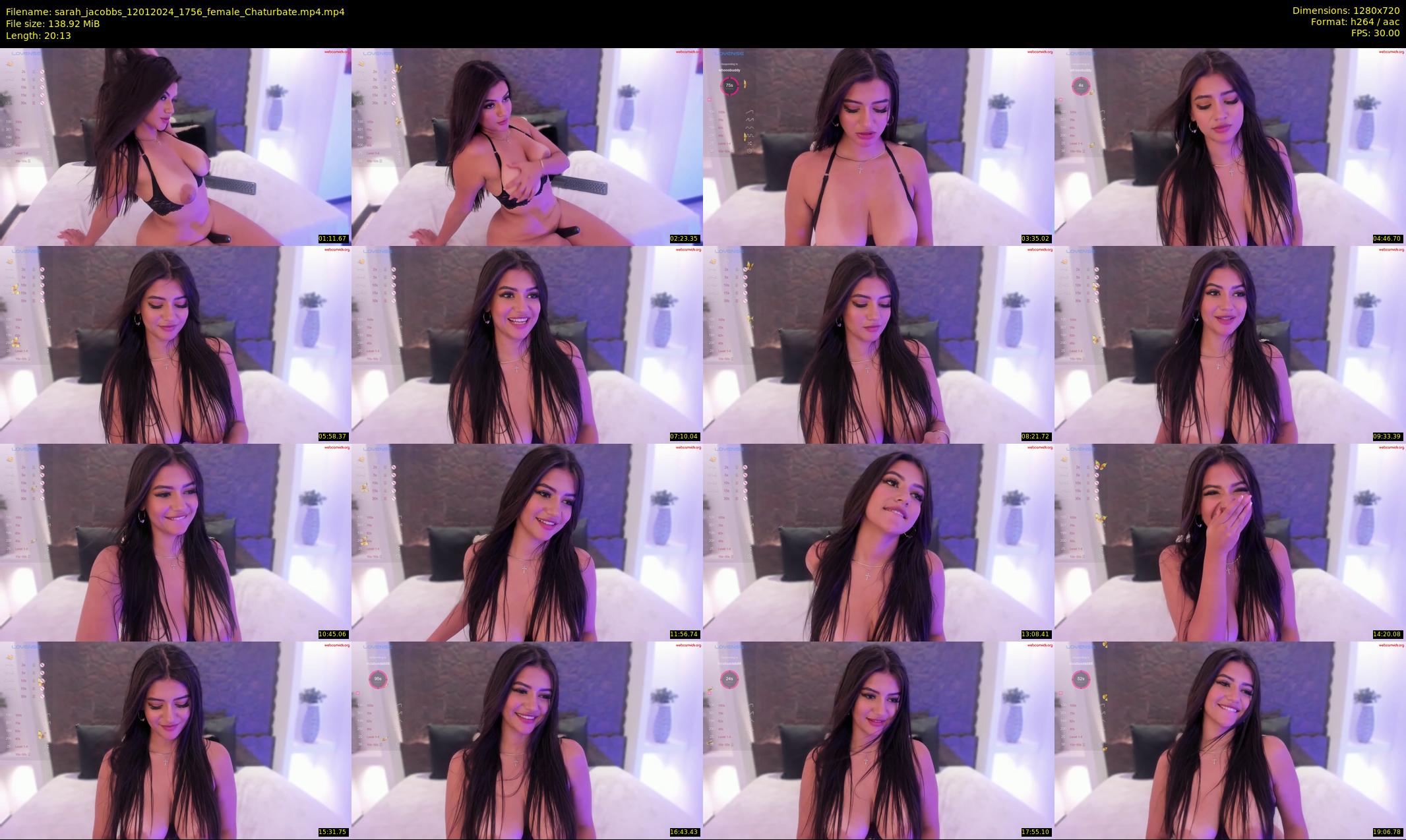 sarah_jacobbs — 21 minute Chaturbate female cam show recording, 720p, Jan 12, 2024