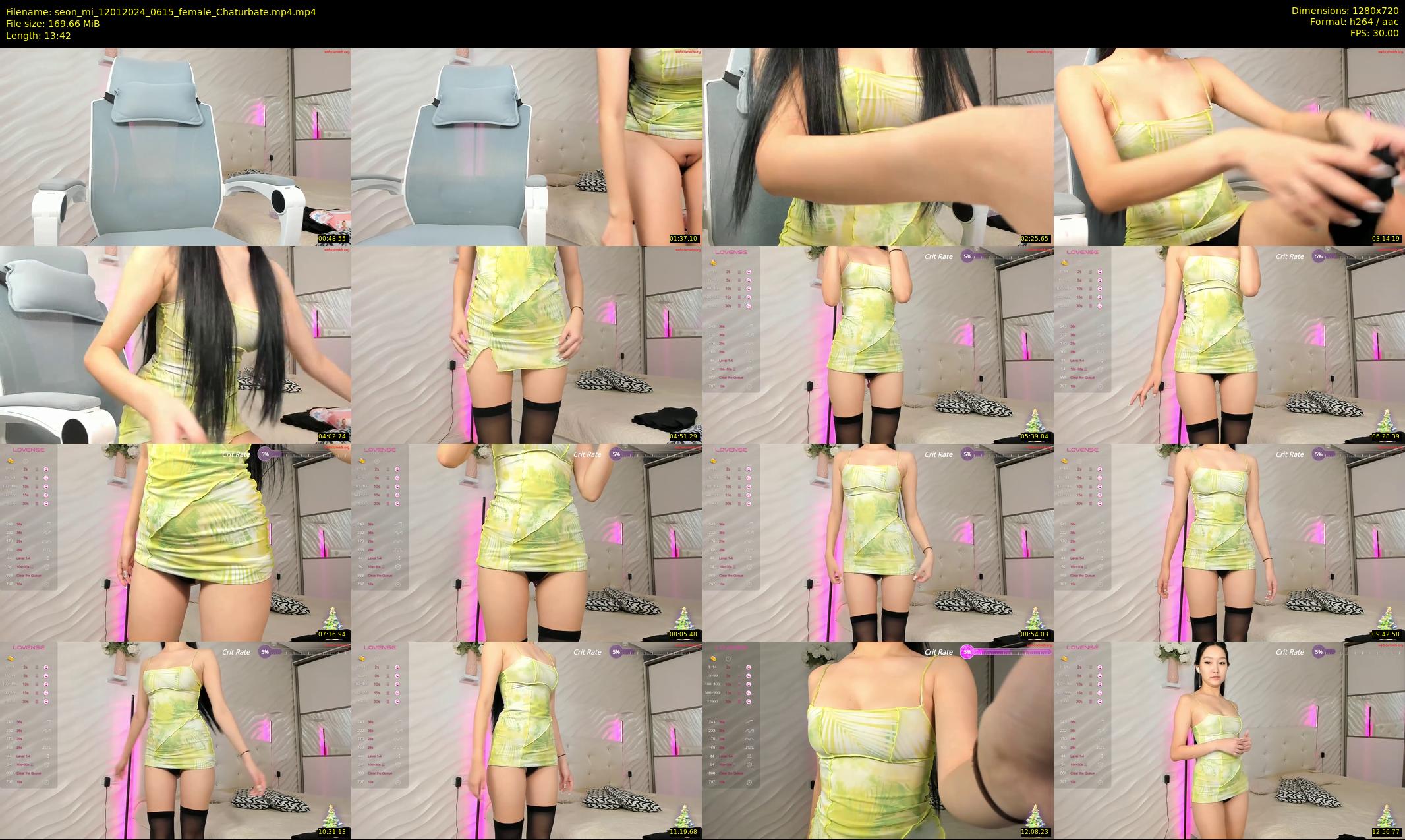 seon_mi — 14 minute Chaturbate female cam show recording, 720p, Jan 12, 2024