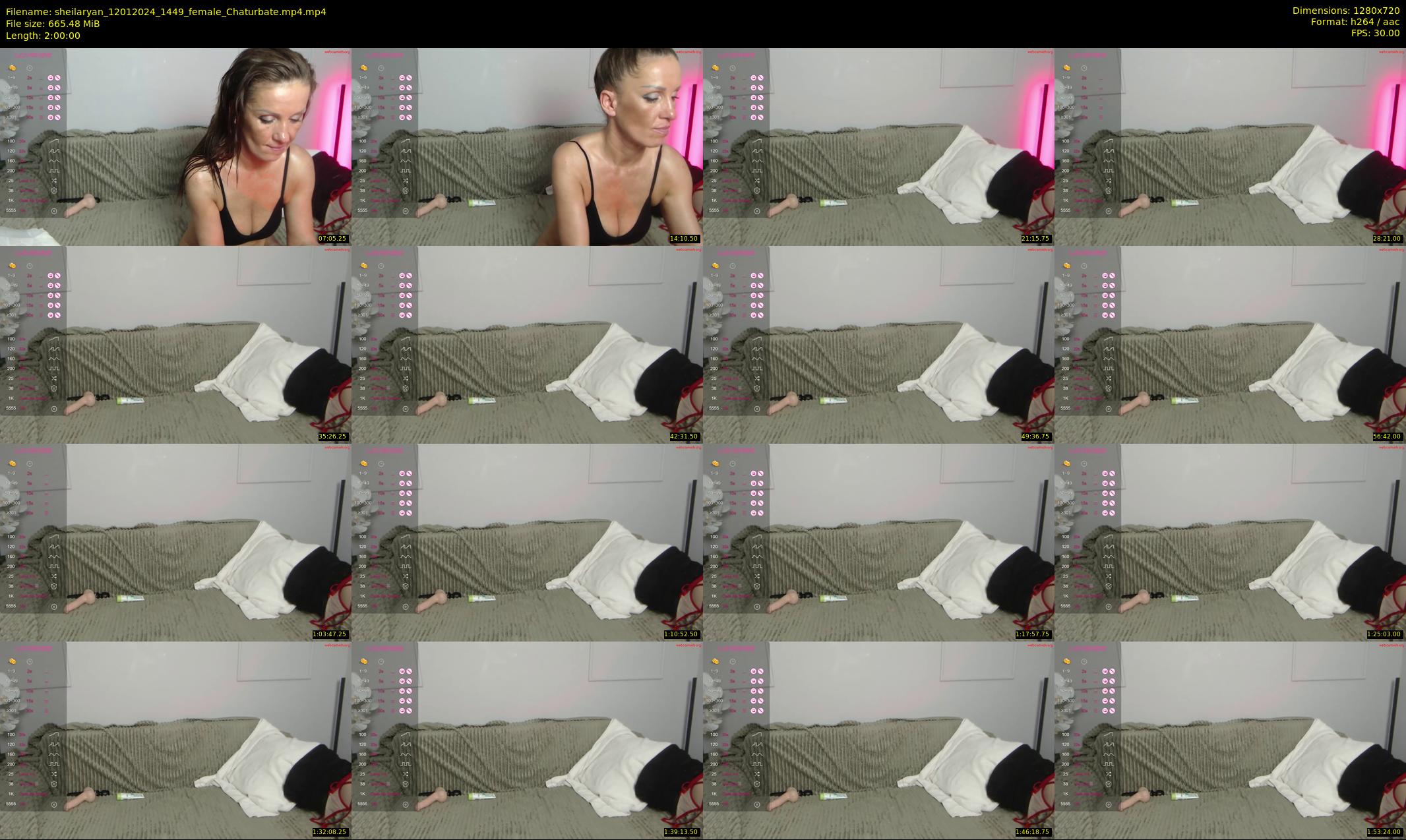 sheilaryan — 120 minute Chaturbate female cam show recording, 720p, Jan 12, 2024