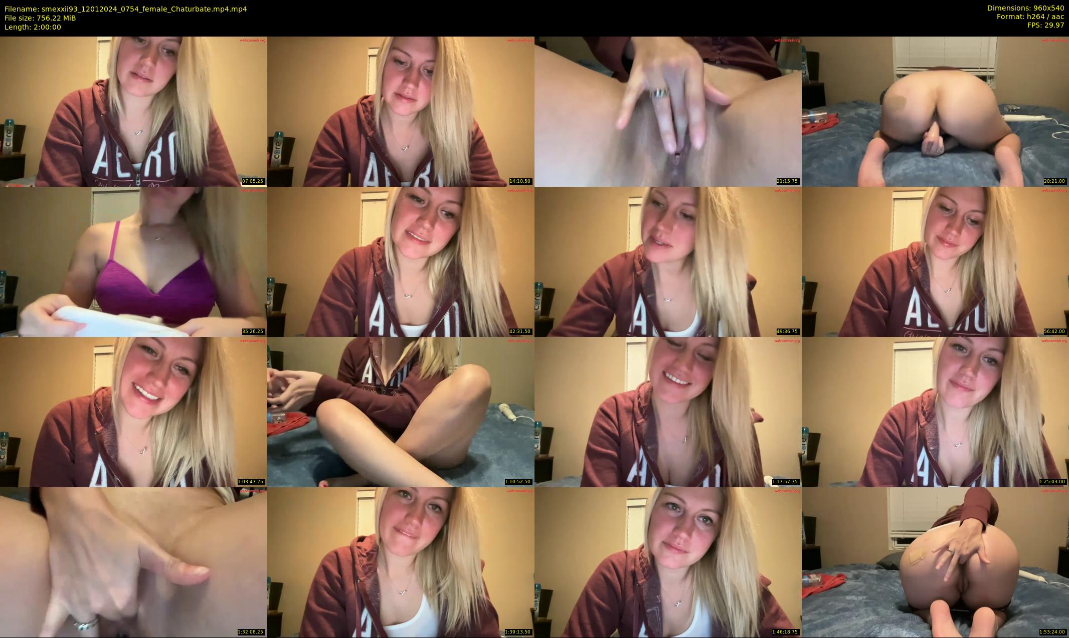 smexxii93 — 120 minute Chaturbate female cam show recording, 480p, Jan 12, 2024