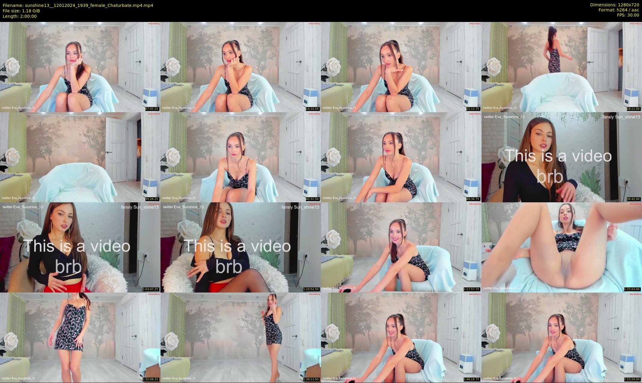 sunshine13_ — 120 minute Chaturbate female cam show recording, 720p, Jan 12, 2024