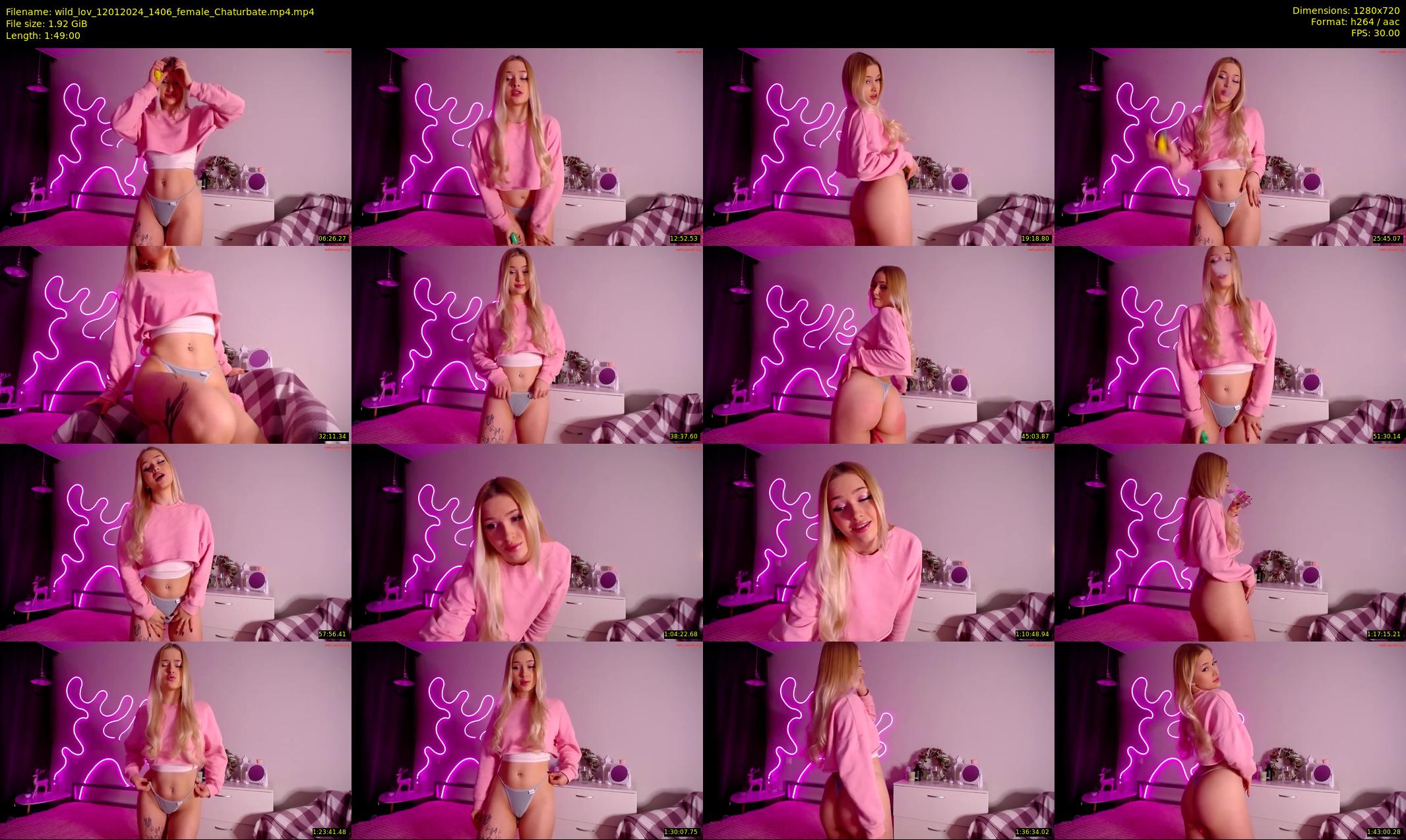 wild_lov — 109 minute Chaturbate female cam show recording, 720p, Jan 12, 2024