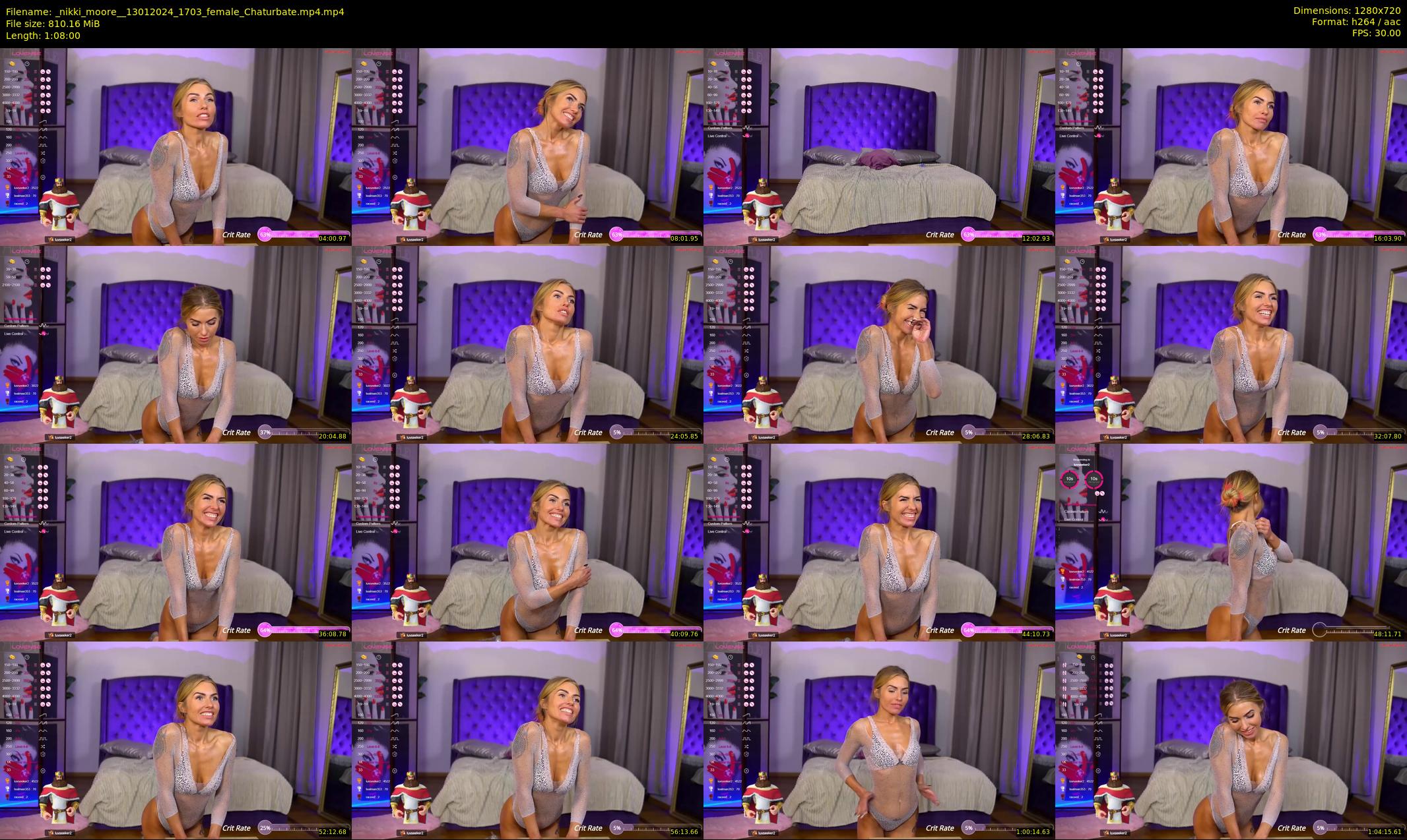 _nikki_moore_ — 68 minute Chaturbate female cam show recording, 720p, Jan 13, 2024