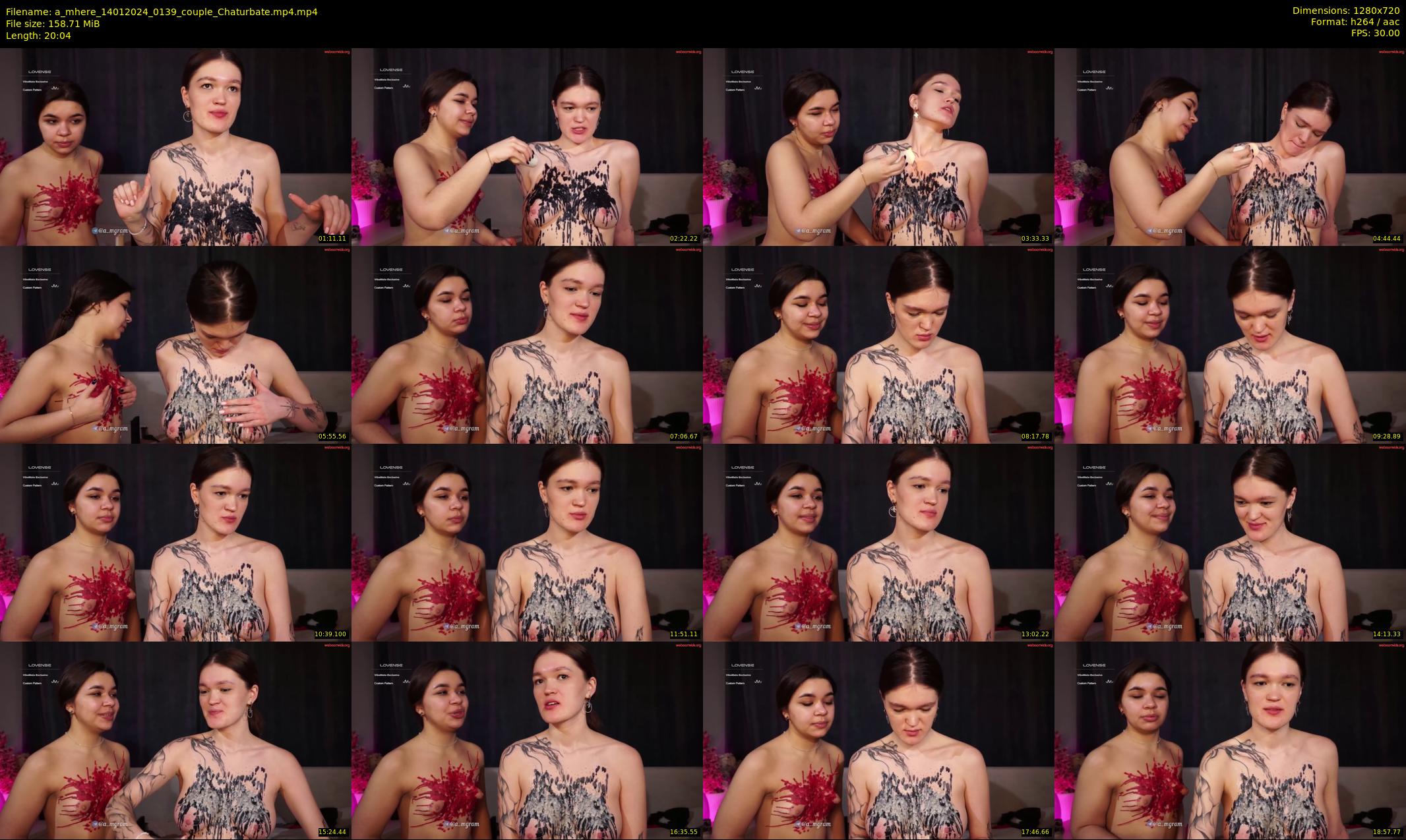 a_mhere — 21 minute Chaturbate couple cam show recording, 720p, Jan 14, 2024
