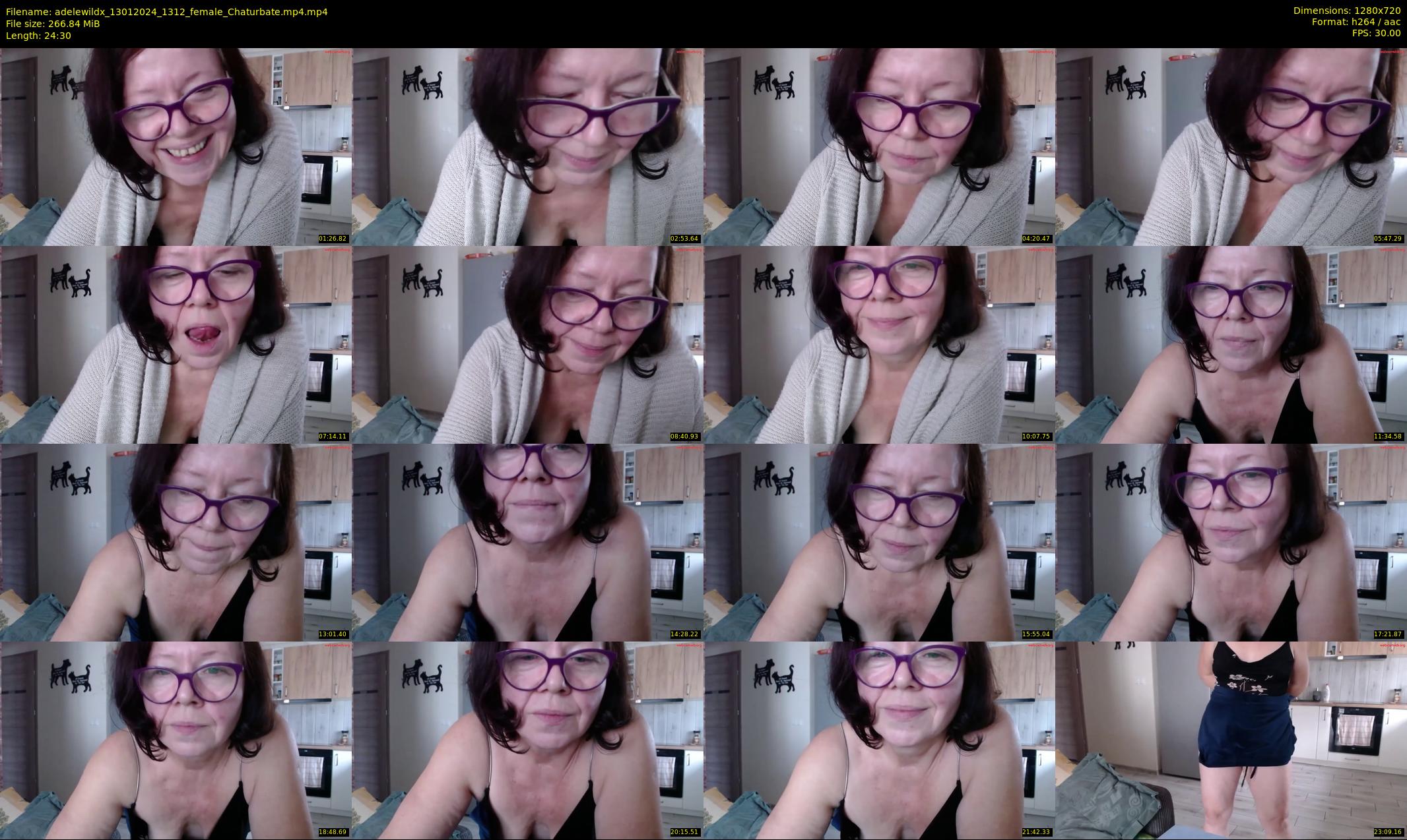 adelewildx — 25 minute Chaturbate female cam show recording, 720p, Jan 13, 2024
