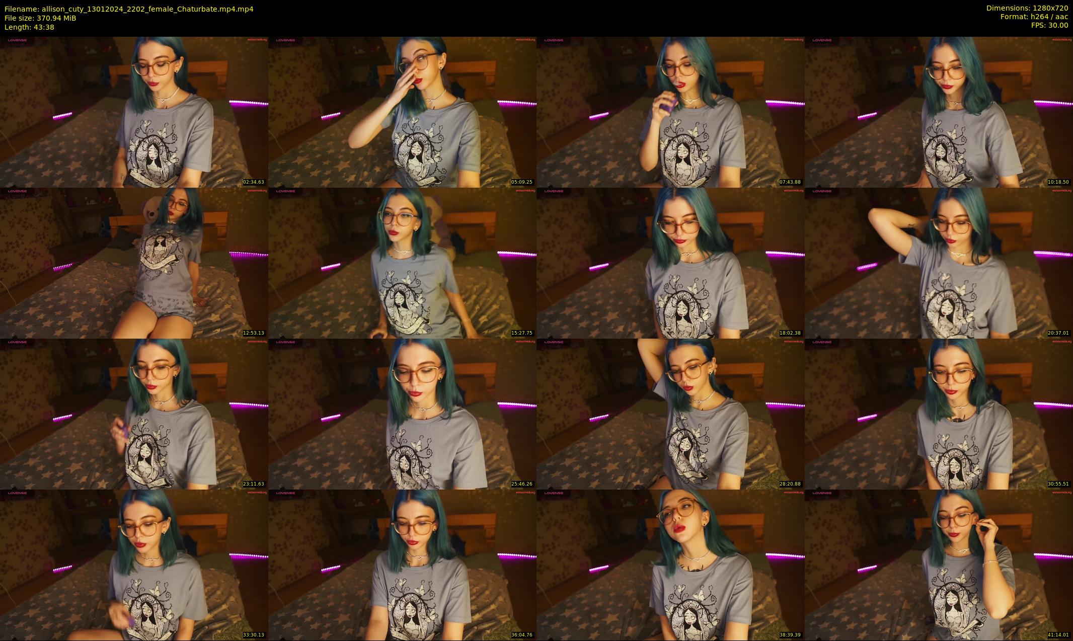 allison_cuty — 44 minute Chaturbate female cam show recording, 720p, Jan 13, 2024