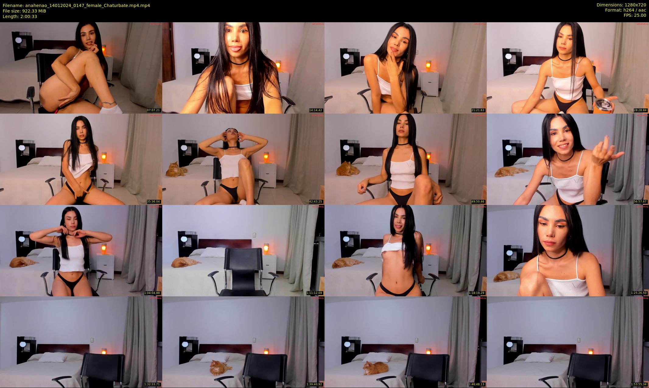 anahenao — 121 minute Chaturbate female cam show recording, 720p, Jan 14, 2024