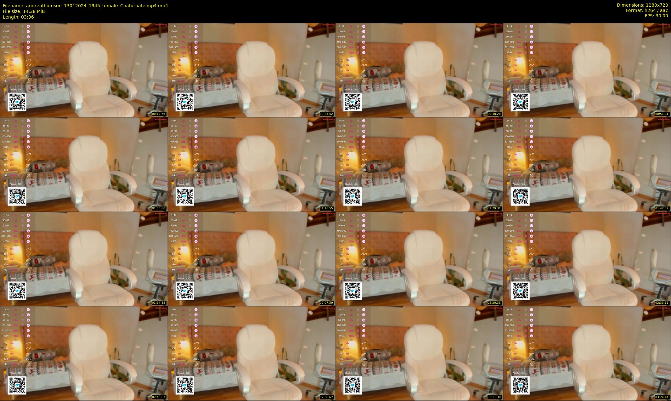 andreathomson — 4 minute Chaturbate female cam show recording, 720p, Jan 13, 2024