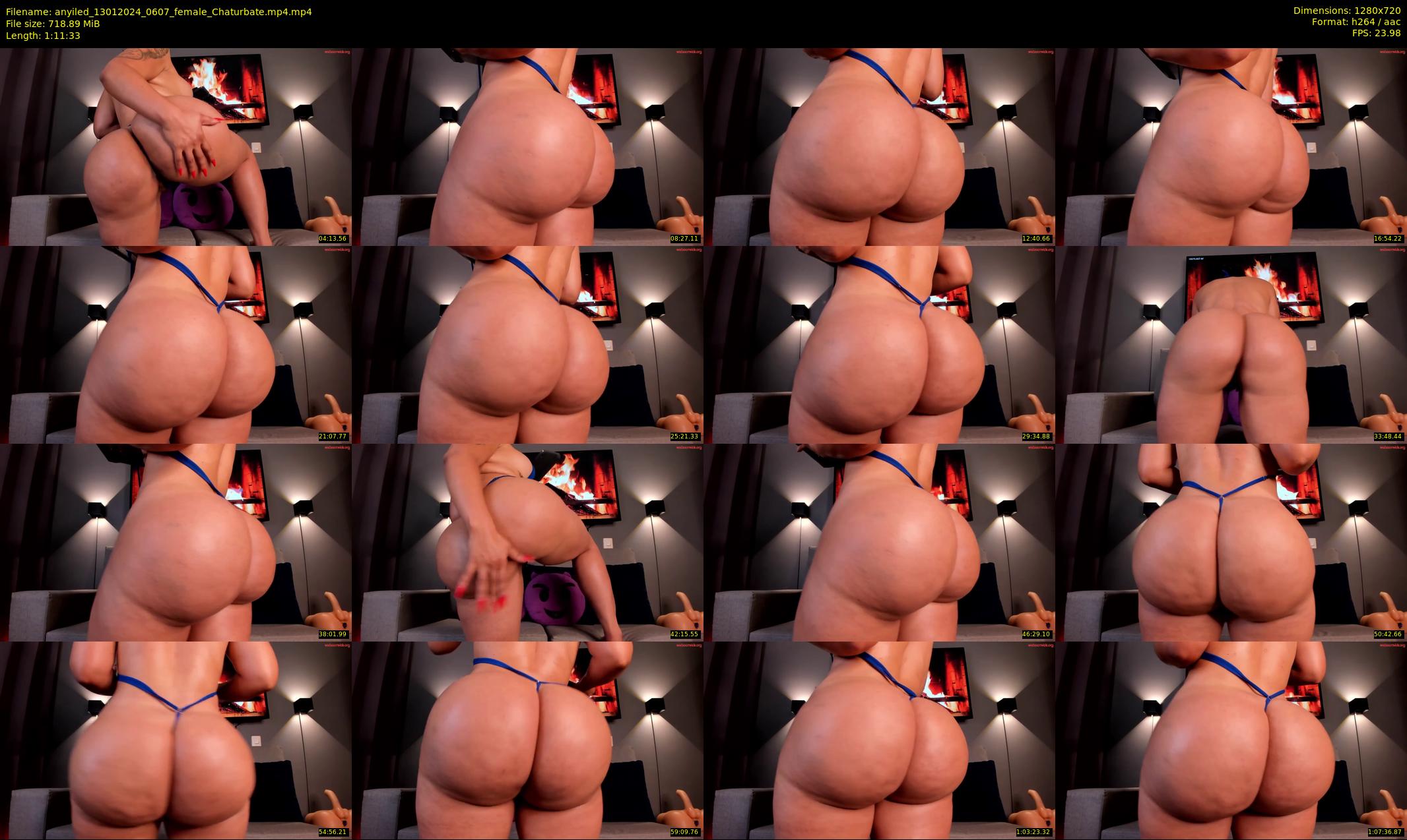 anyiled — 72 minute Chaturbate female cam show recording, 720p, Jan 13, 2024