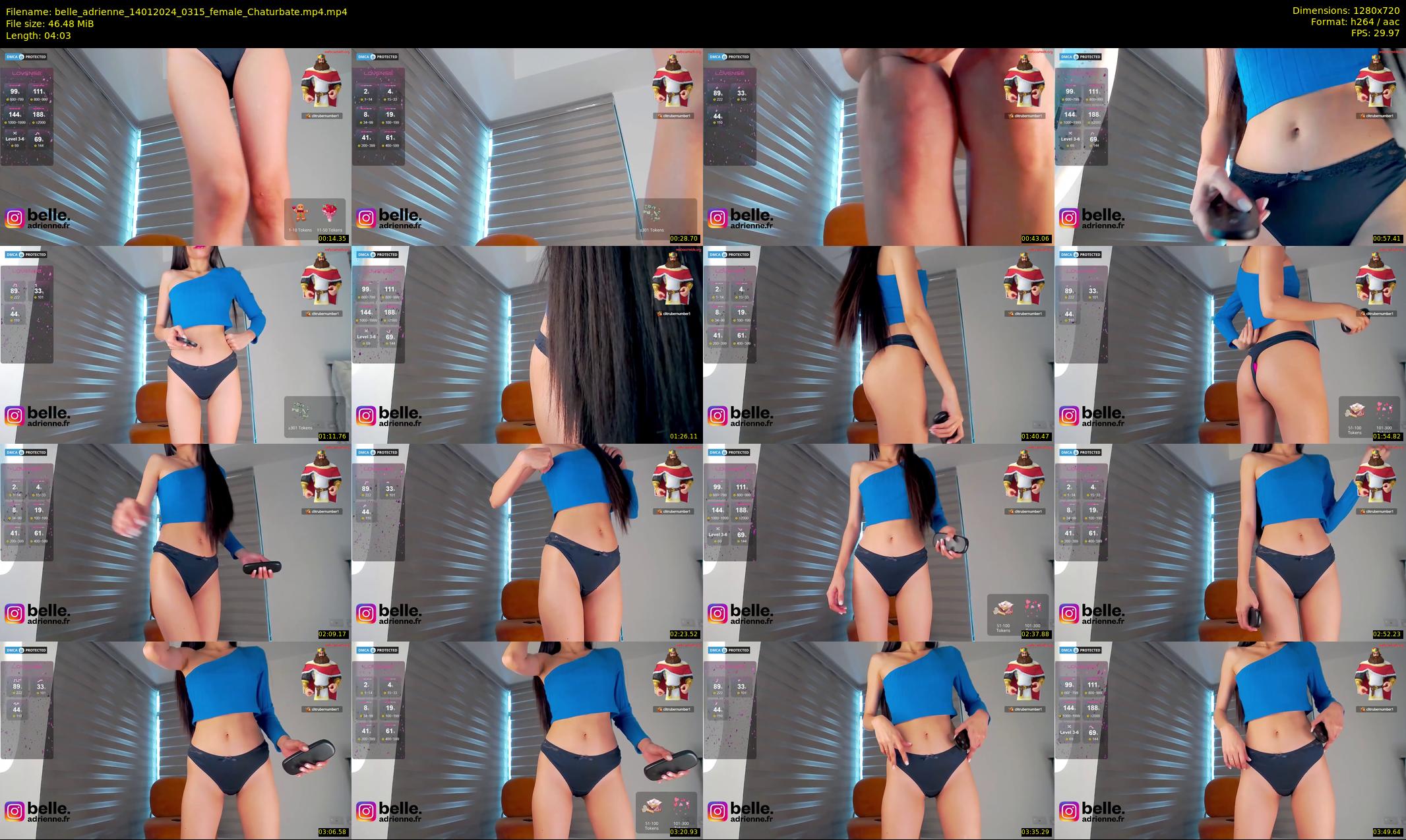 belle_adrienne — 5 minute Chaturbate couple cam show recording, 720p, Jan 14, 2024