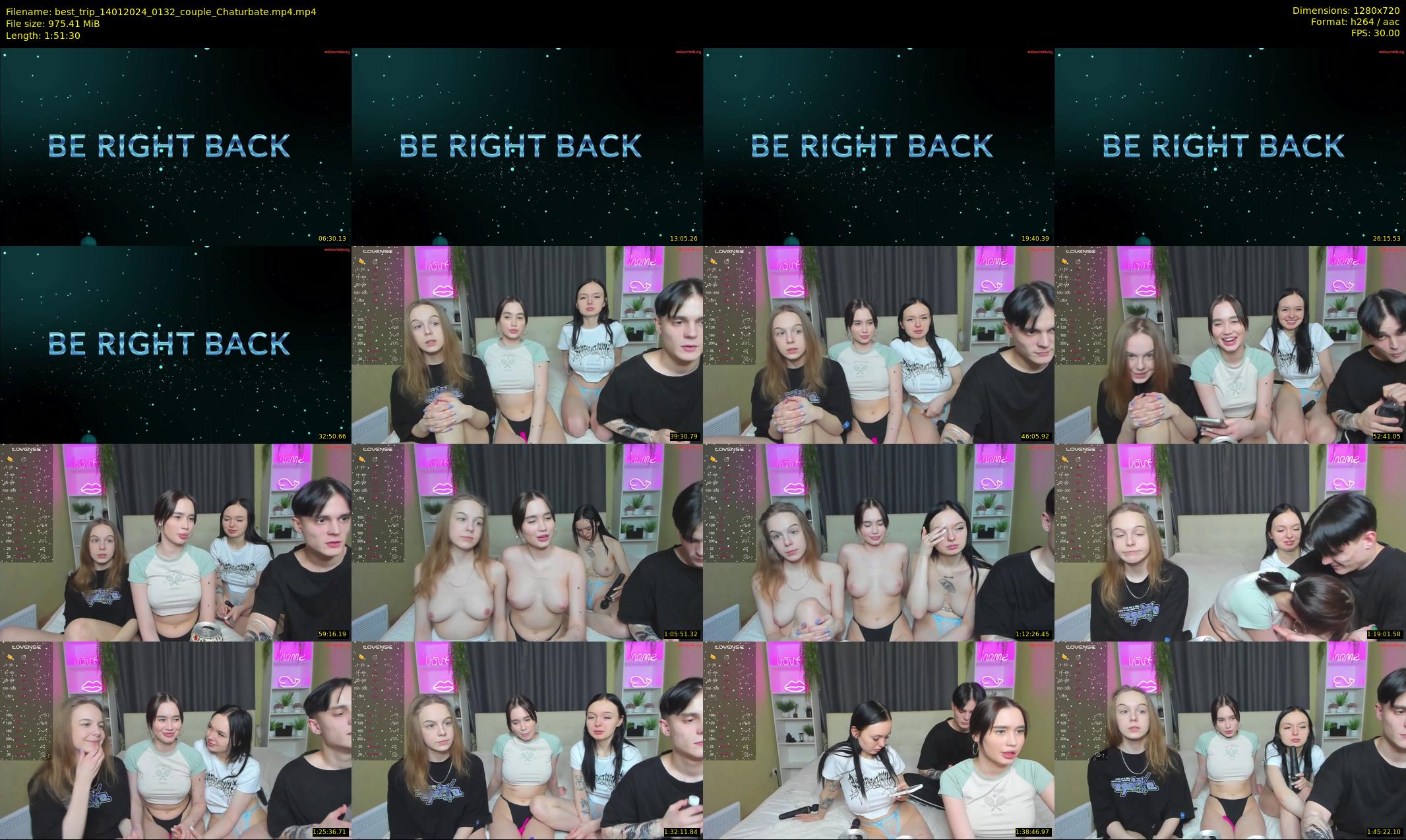best_trip — 112 minute Chaturbate couple cam show recording, 720p, Jan 14, 2024