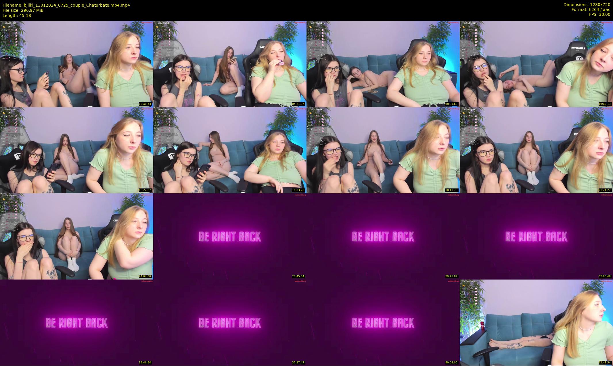bjliki — 46 minute Chaturbate couple cam show recording, 720p, Jan 13, 2024