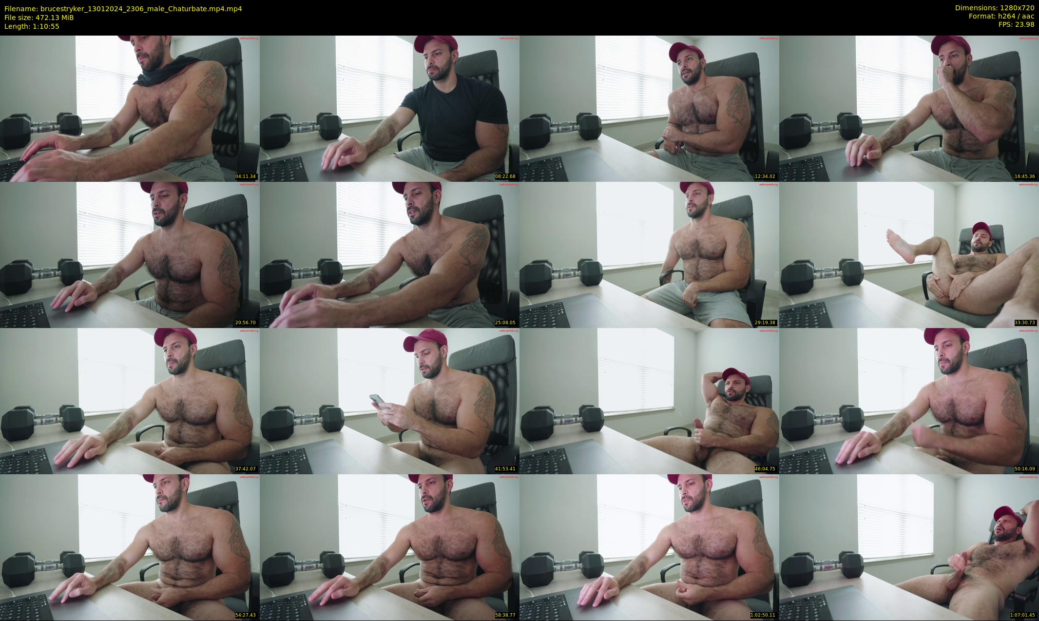 brucestryker — 71 minute Chaturbate male cam show recording, 720p, Jan 13, 2024