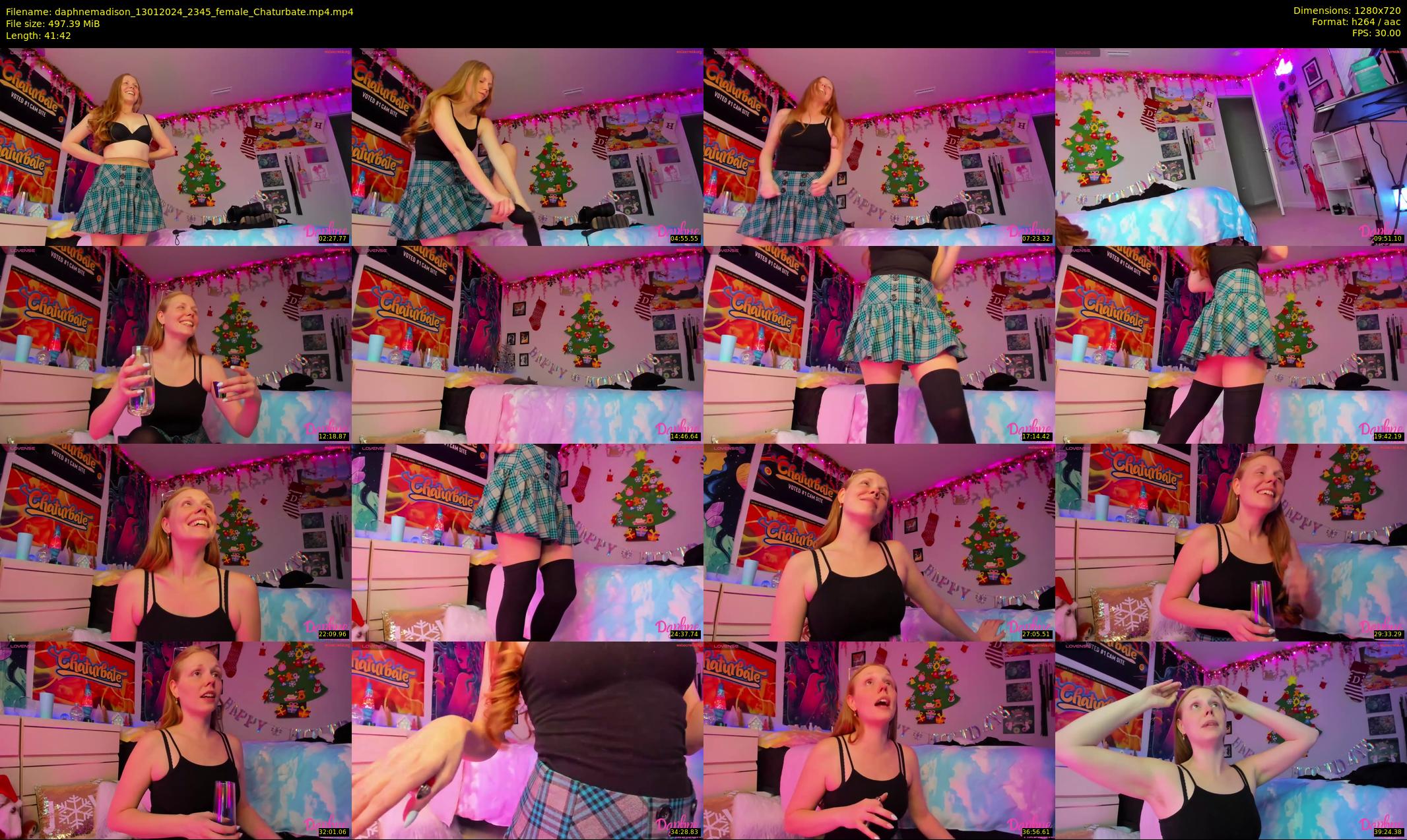 daphnemadison — 42 minute Chaturbate couple cam show recording, 720p, Jan 13, 2024