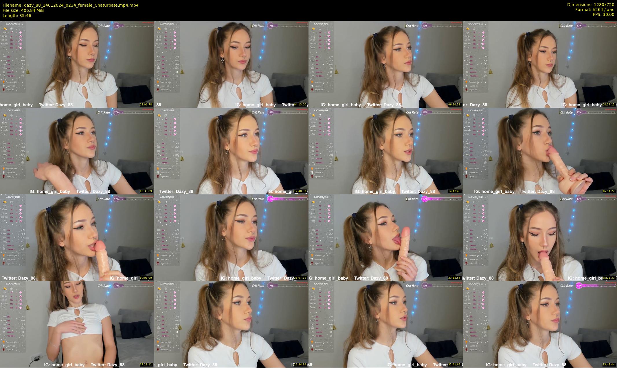 dazy_88 — 36 minute Chaturbate female cam show recording, 720p, Jan 14, 2024
