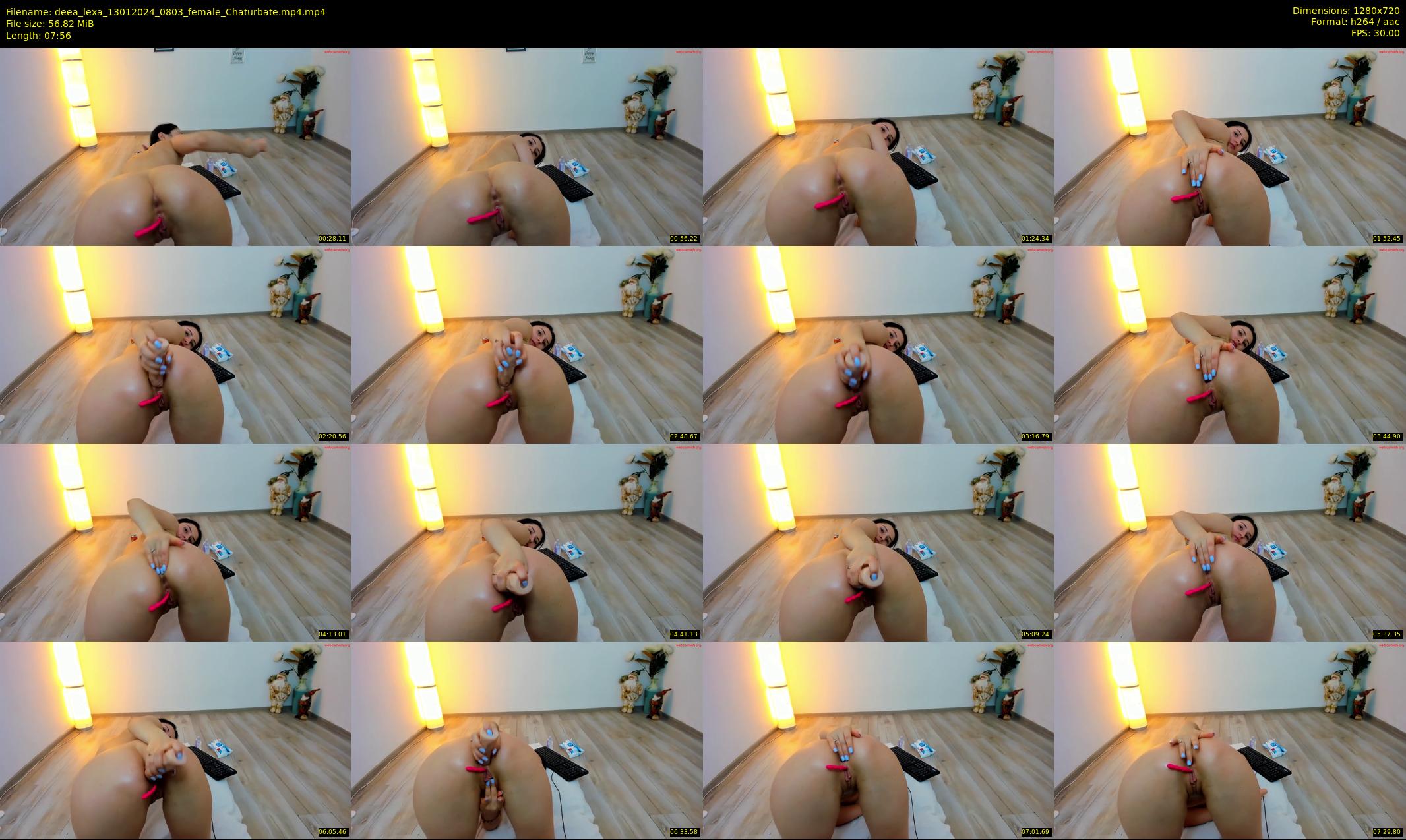 deea_lexa — 8 minute Chaturbate female cam show recording, 720p, Jan 13, 2024