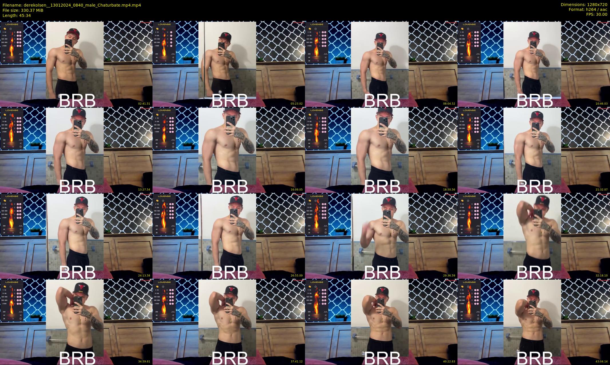derekolsen_ — 46 minute Chaturbate male cam show recording, 720p, Jan 13, 2024
