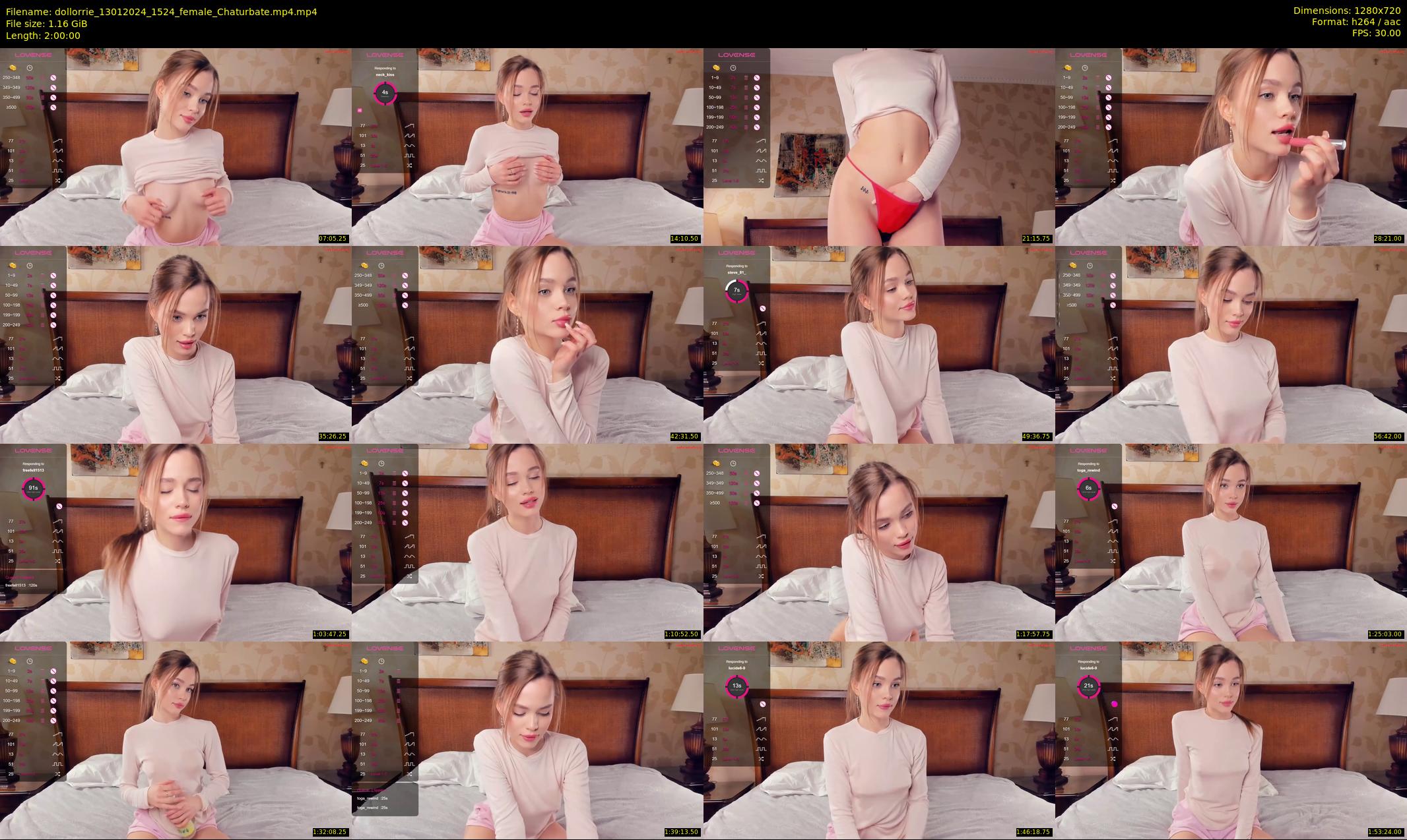 dollorrie — 120 minute Chaturbate couple cam show recording, 720p, Jan 13, 2024