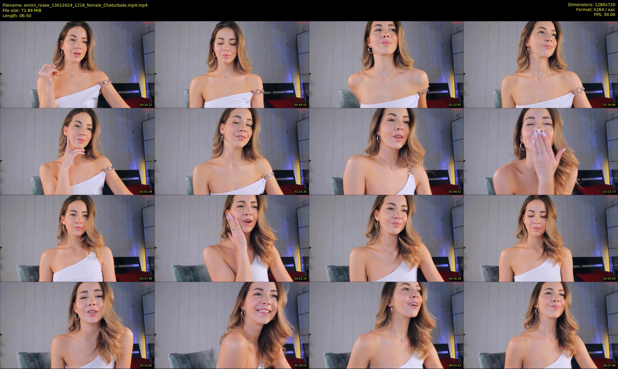 emmi_rosee — 7 minute Chaturbate female cam show recording, 720p, Jan 13, 2024