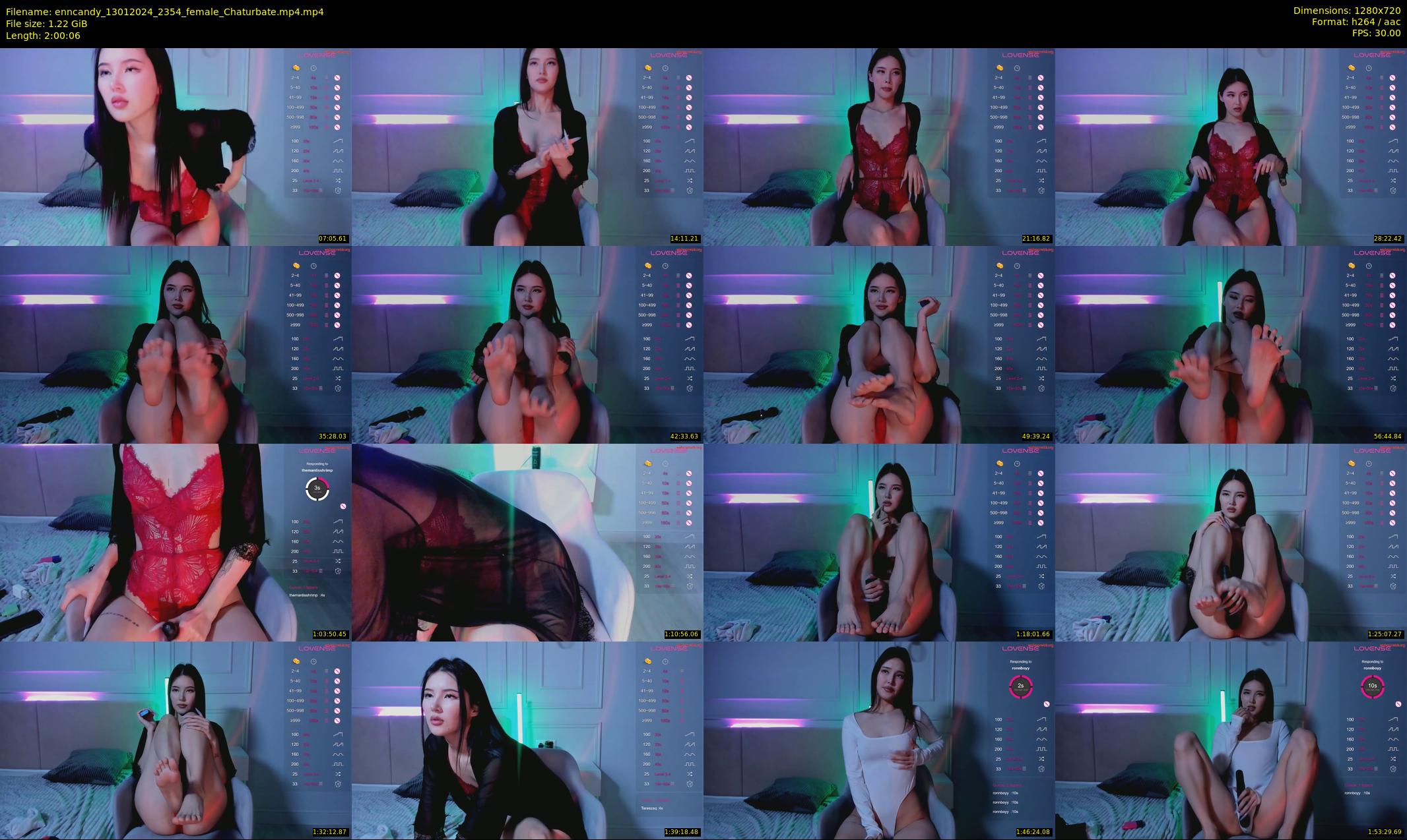 enncandy — 121 minute Chaturbate female cam show recording, 720p, Jan 13, 2024