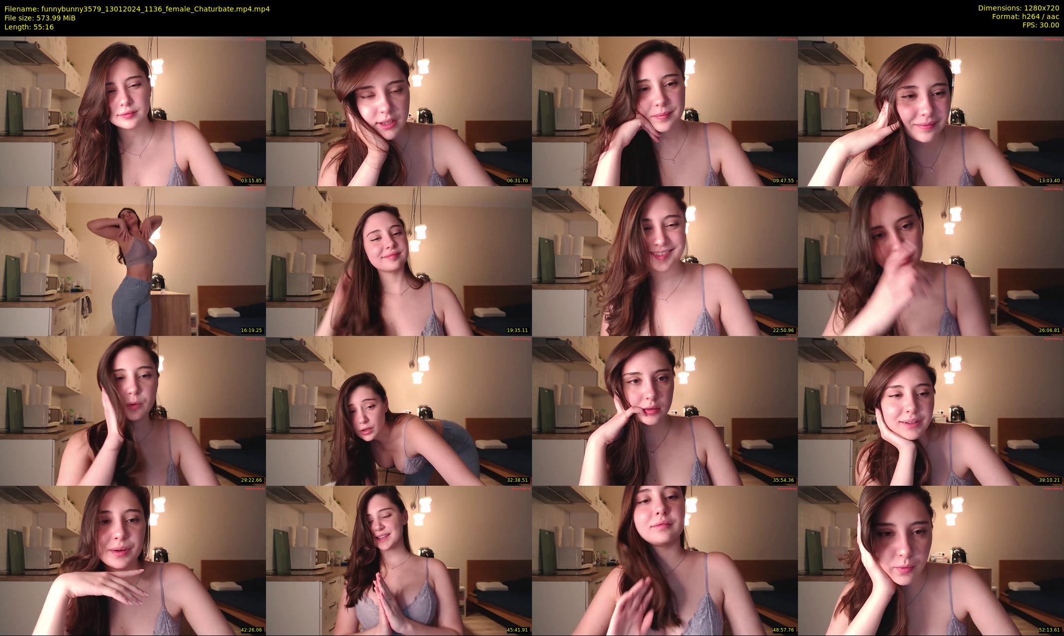 funnybunny3579 — 56 minute Chaturbate female cam show recording, 720p, Jan 13, 2024