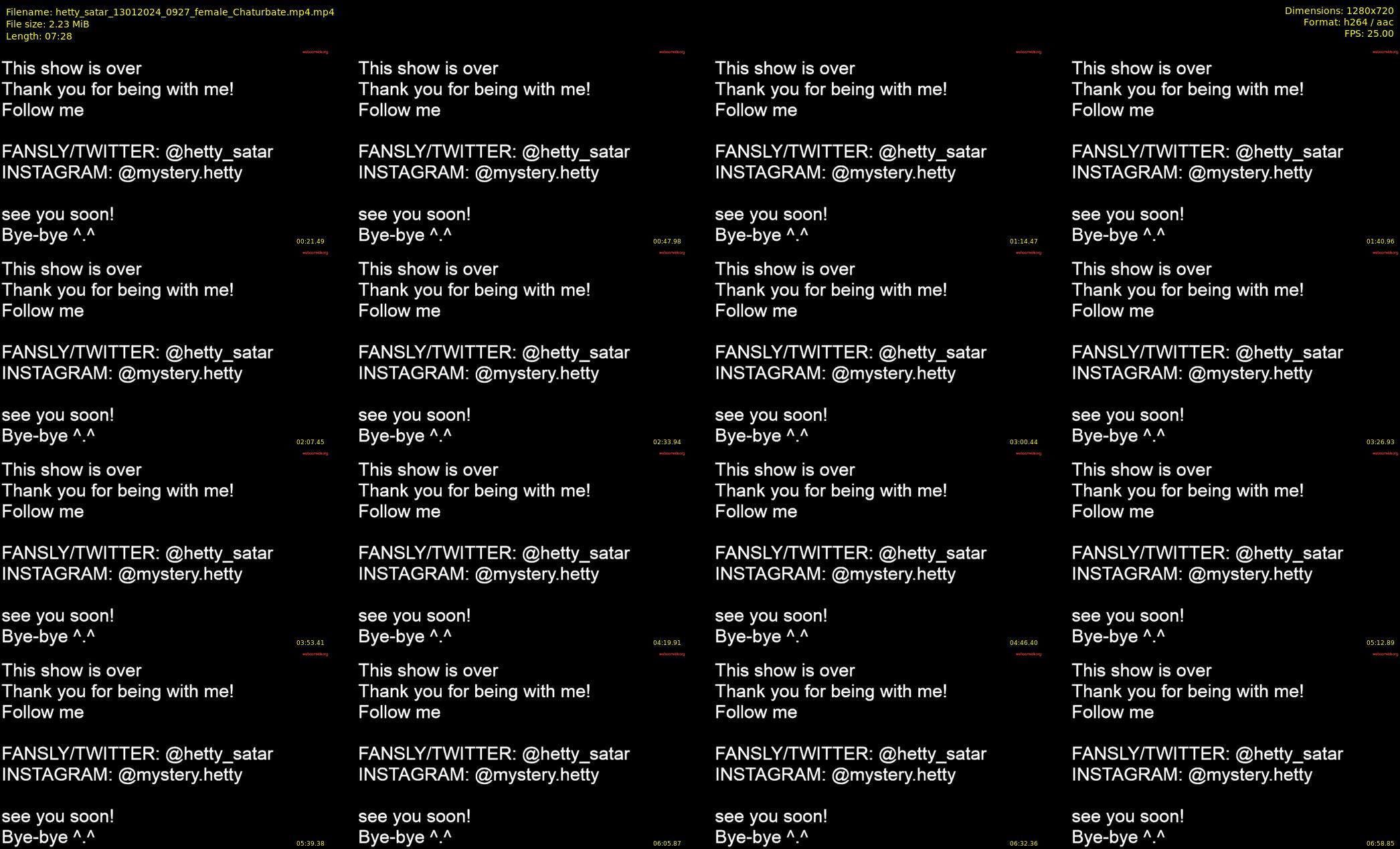 hetty_satar — 8 minute Chaturbate female cam show recording, 720p, Jan 13, 2024