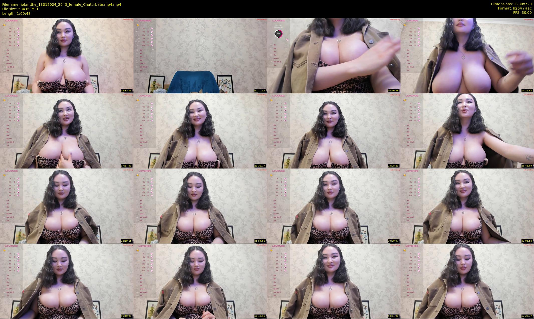iolantthe — 61 minute Chaturbate female cam show recording, 720p, Jan 13, 2024