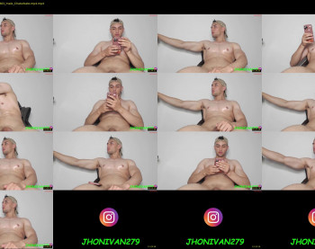 ivanhot279 — 14 minute Chaturbate male cam show recording, 720p, Jan 13, 2024